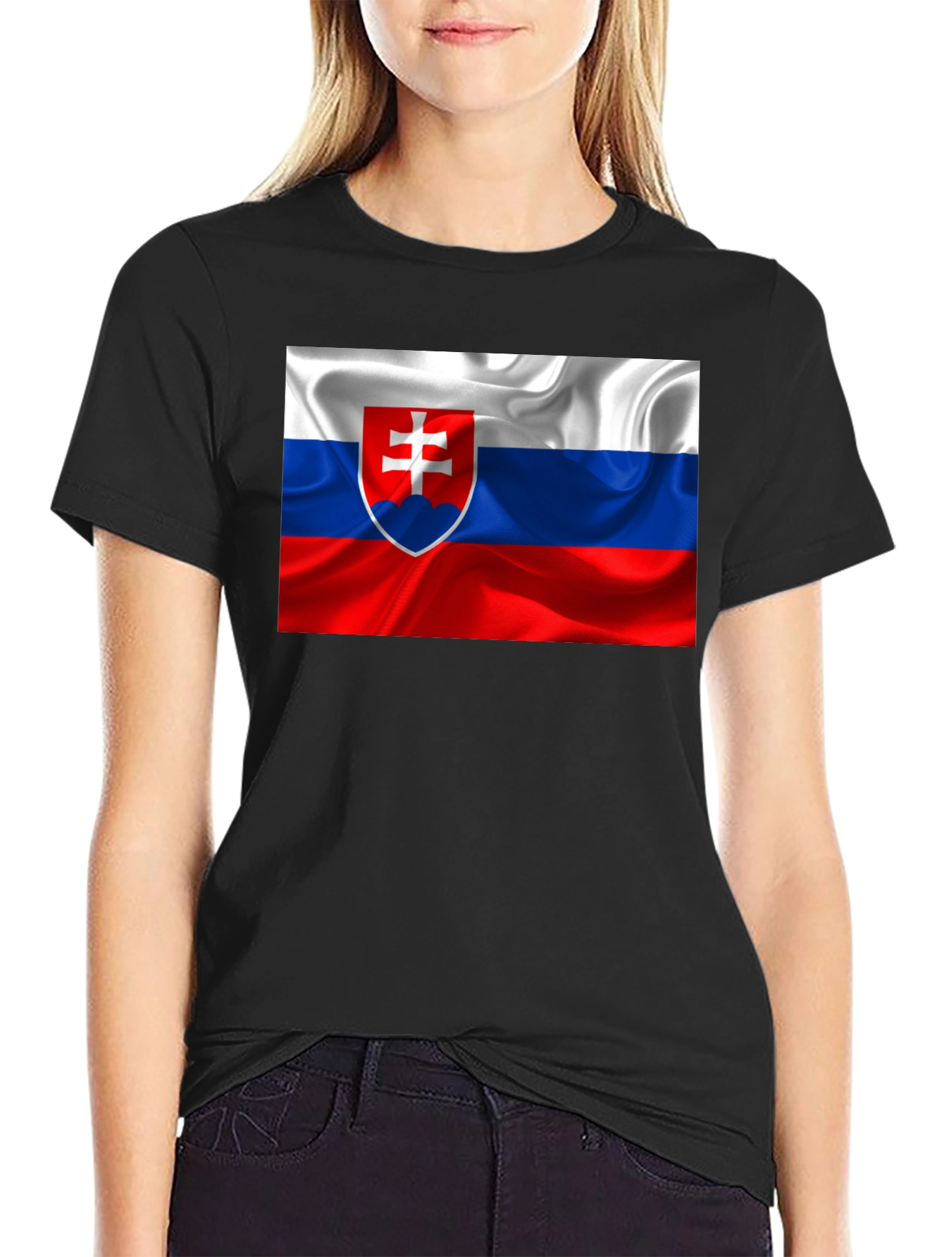 Slovakia Flag Graphic T-Shirt