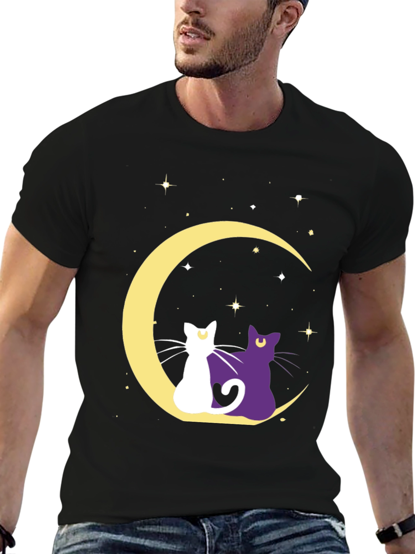 Moon Cats Graphic Tee