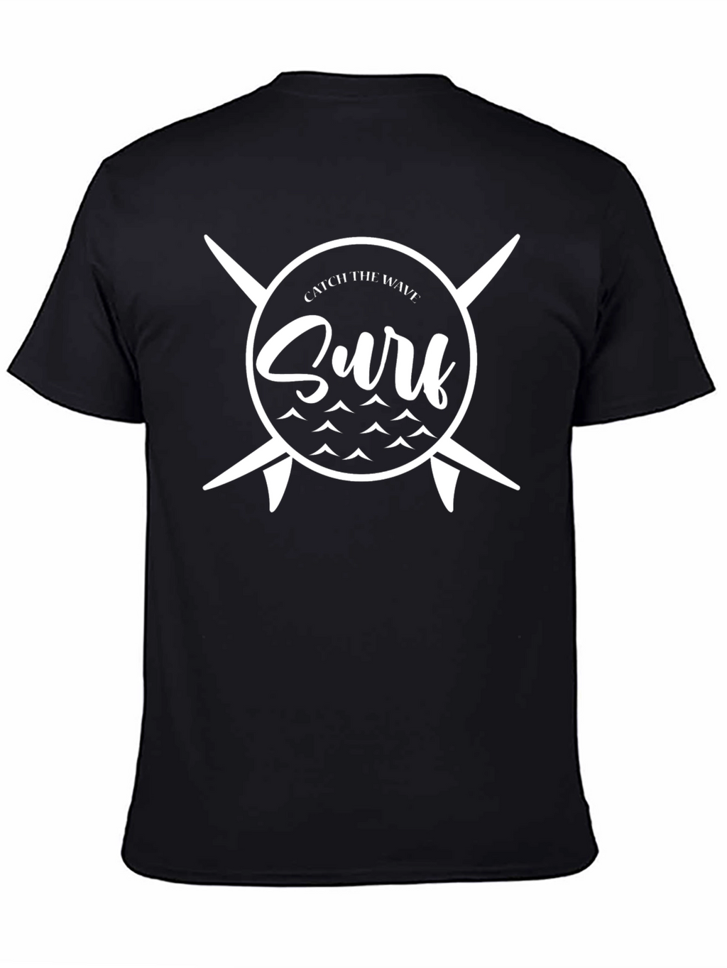 Catch the Wave Surf T-Shirt - Black