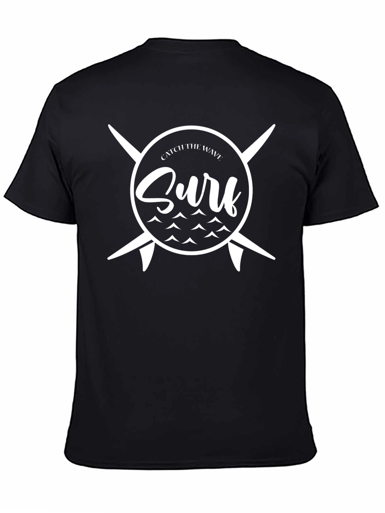 Catch the Wave Surf T-Shirt - Black