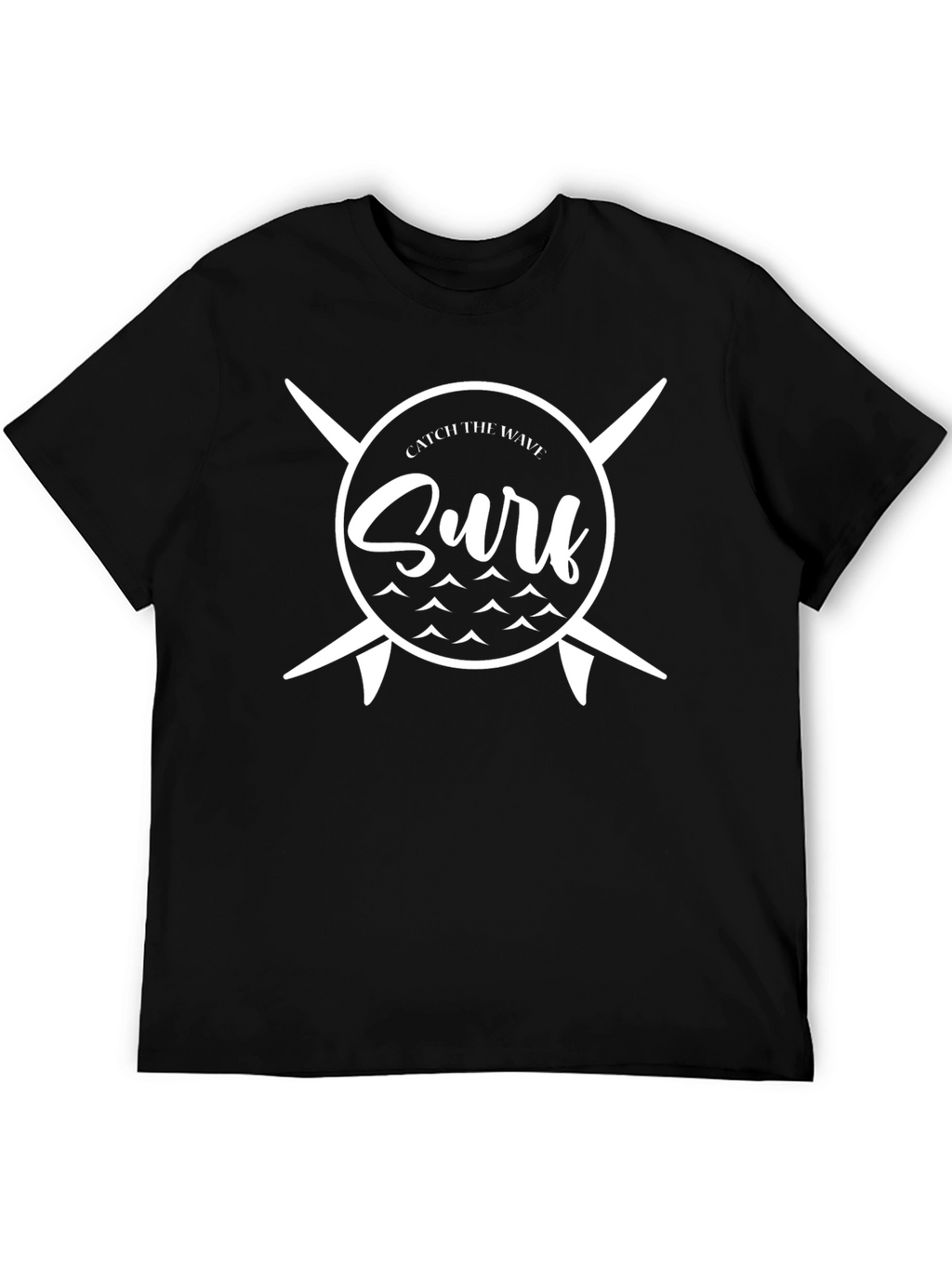 Catch the Wave Surf T-Shirt - Black