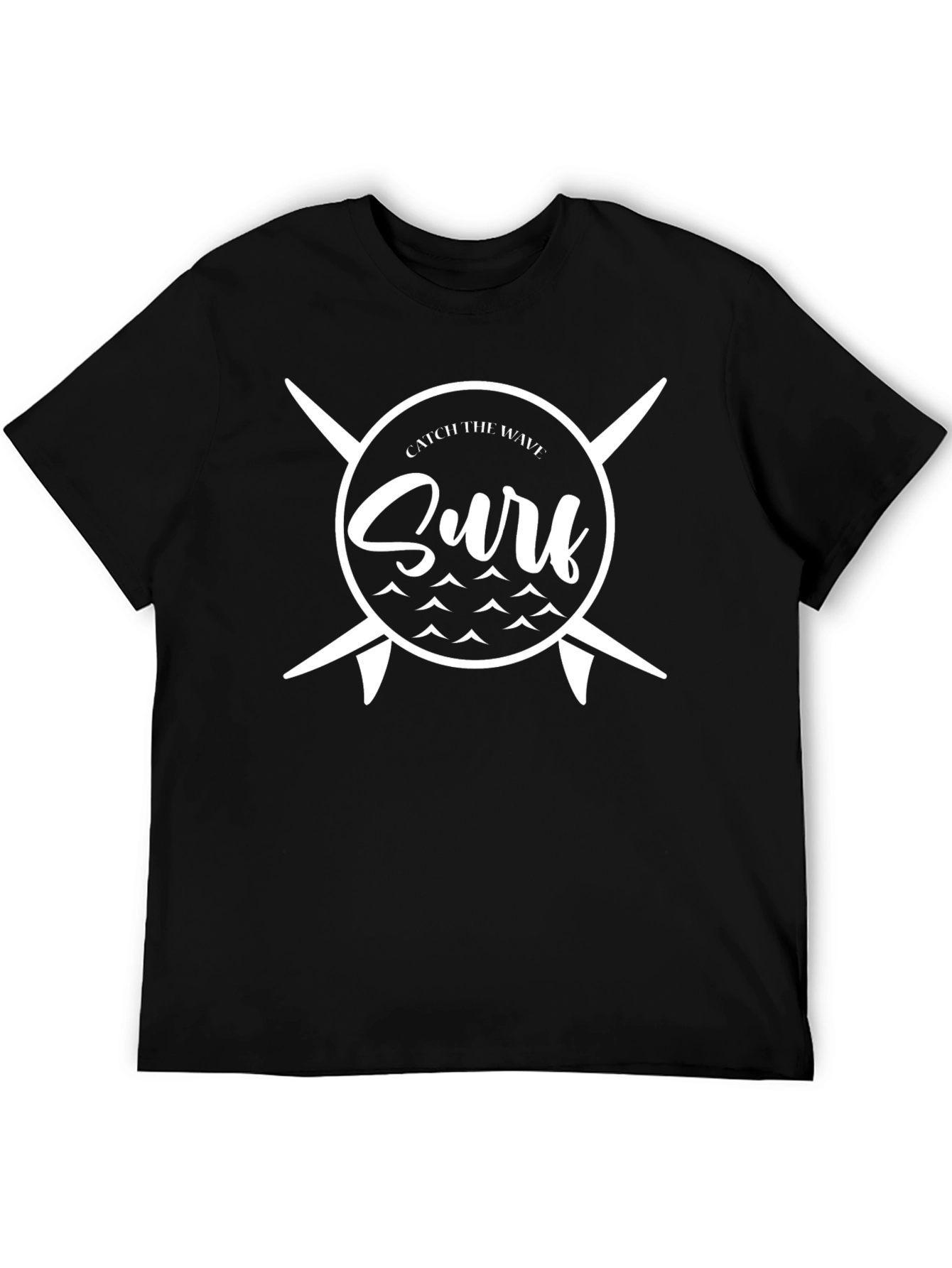 Catch the Wave Surf T-Shirt - Black