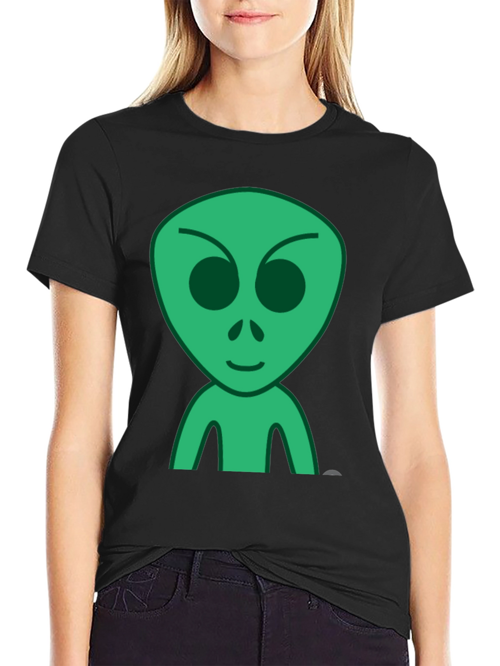 Alien Graphic Black T-Shirt