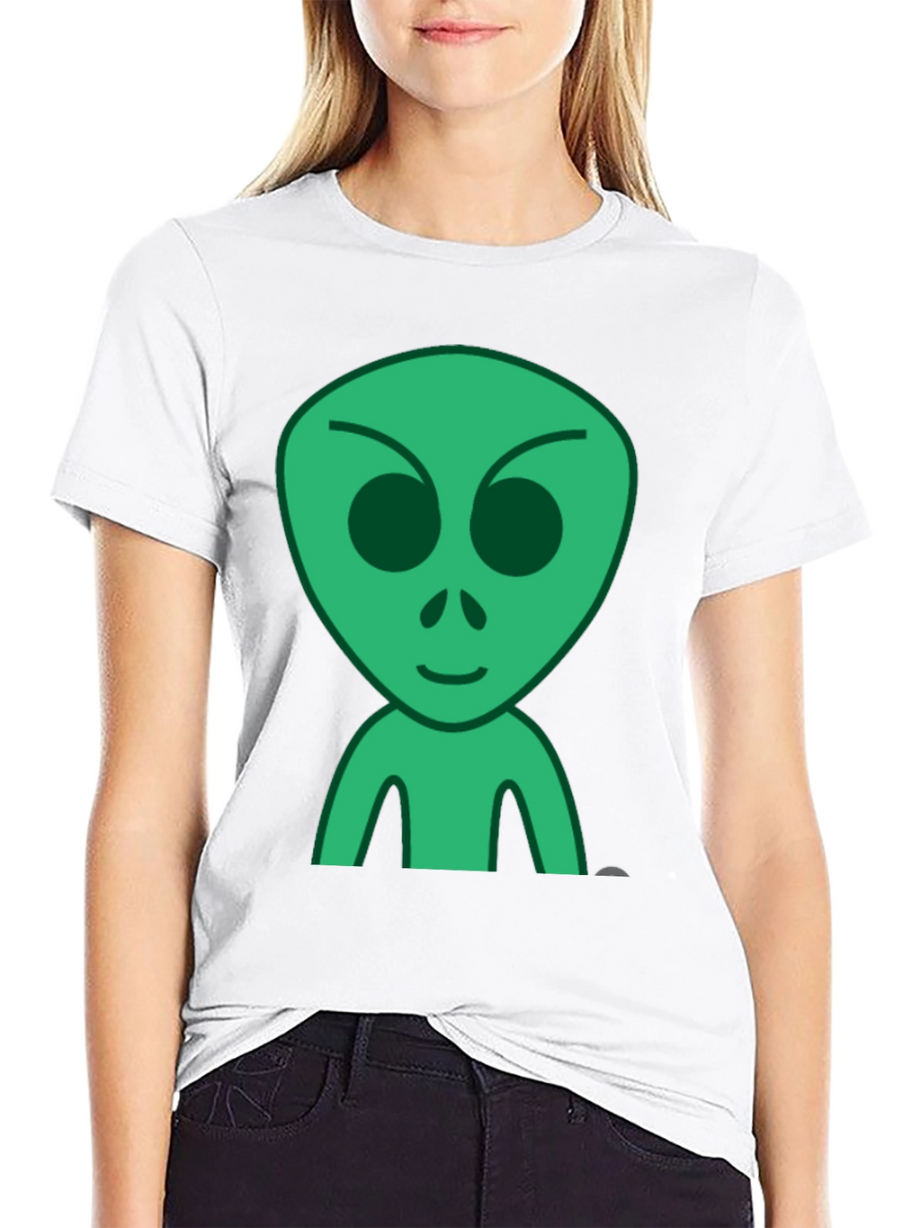Alien Graphic Black T-Shirt