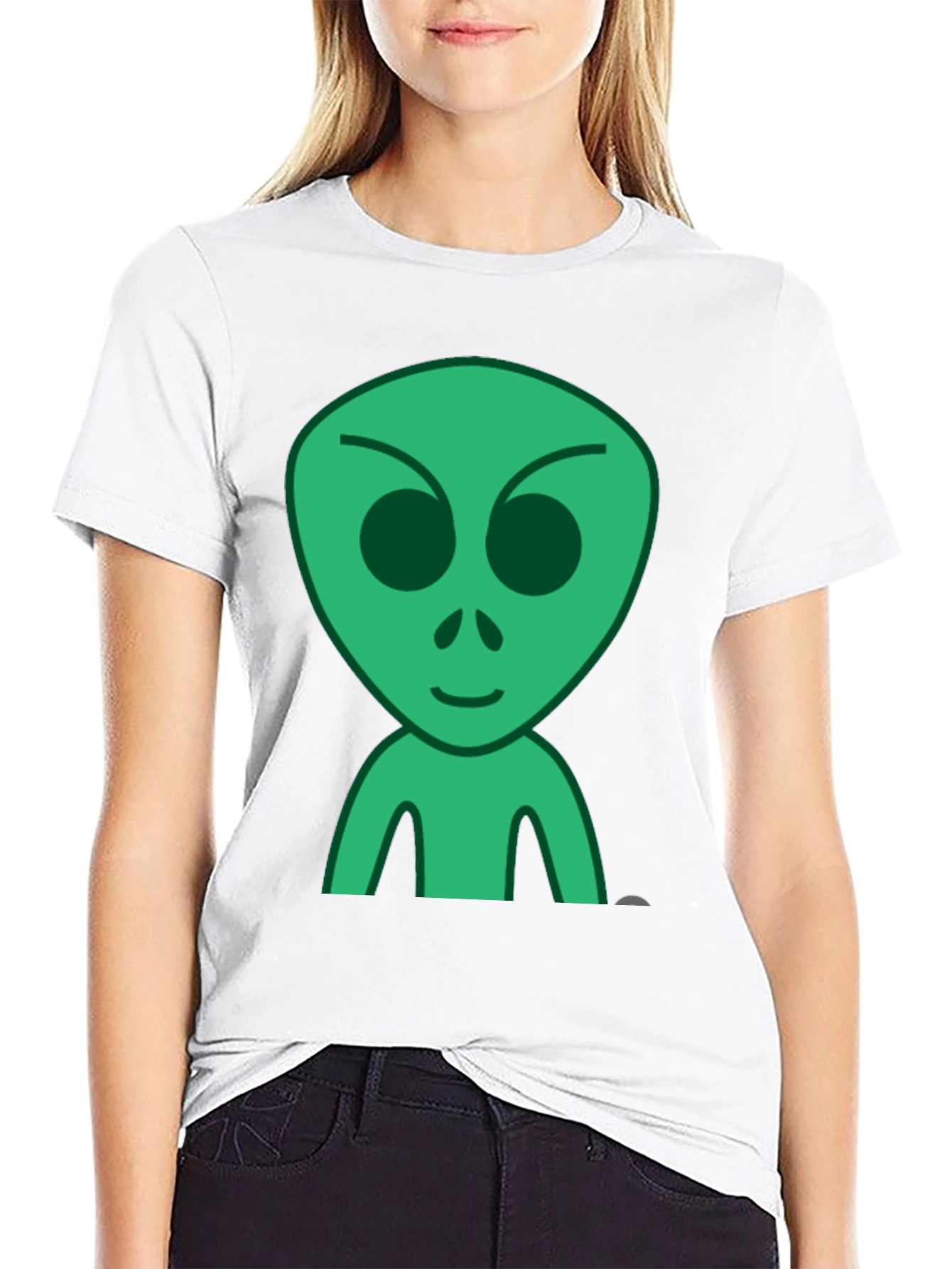 Alien Graphic Black T-Shirt