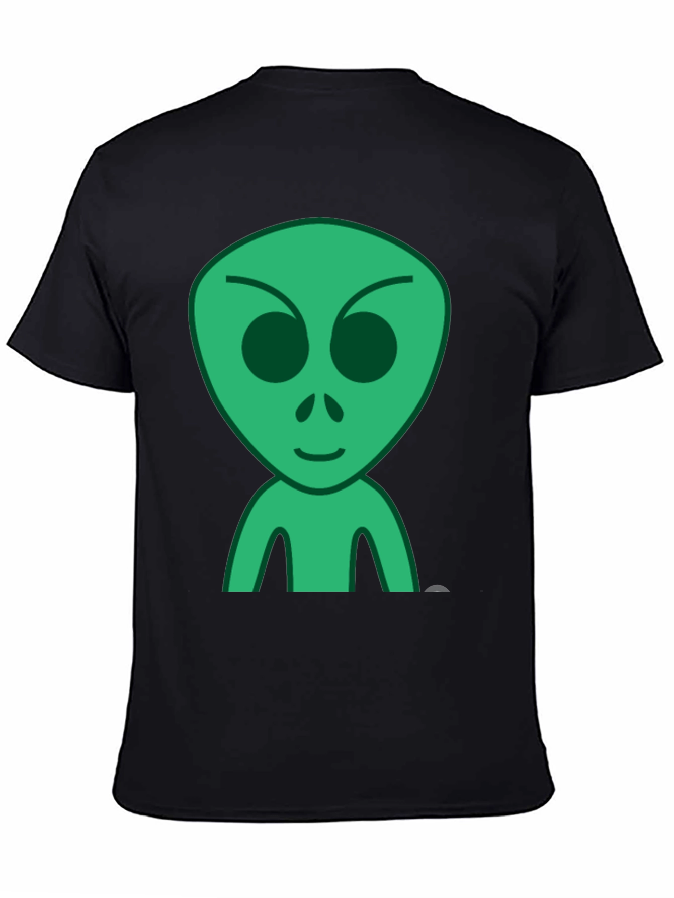 Alien Graphic Black T-Shirt