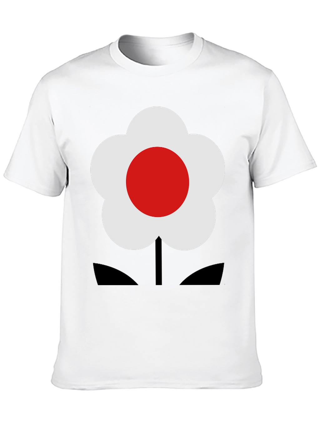 Modern Flower Graphic T-Shirt