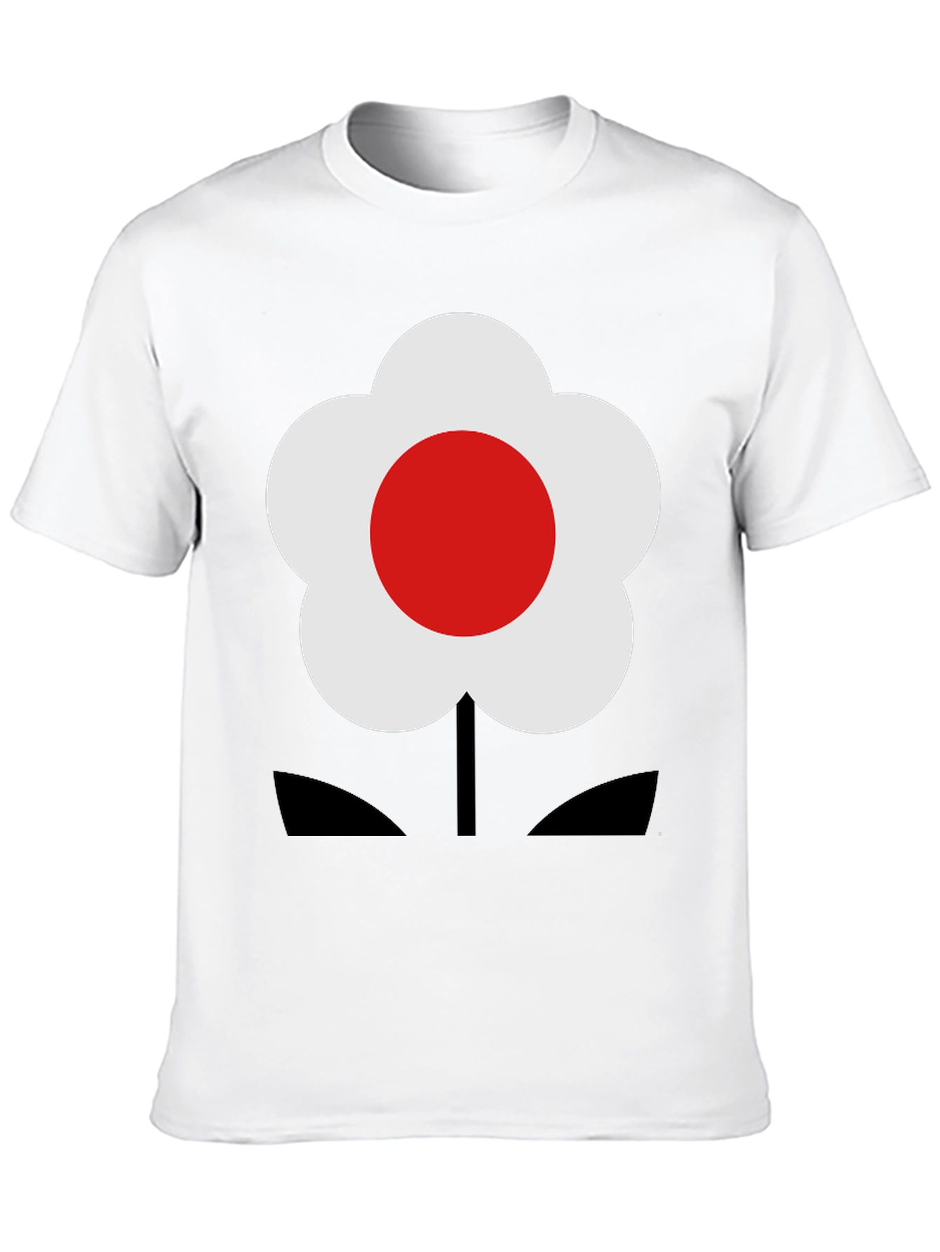Modern Flower Graphic T-Shirt