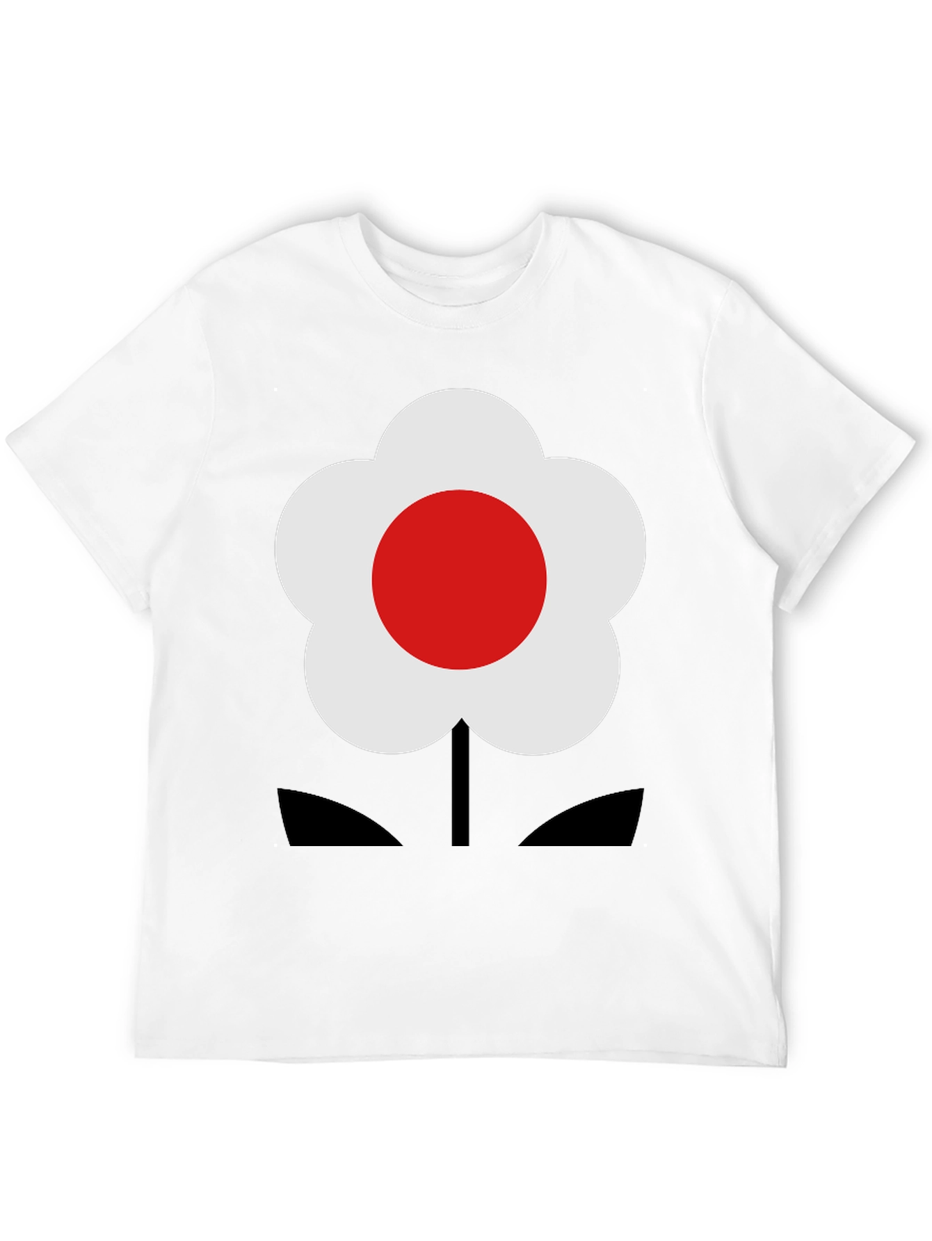 Modern Flower Graphic T-Shirt