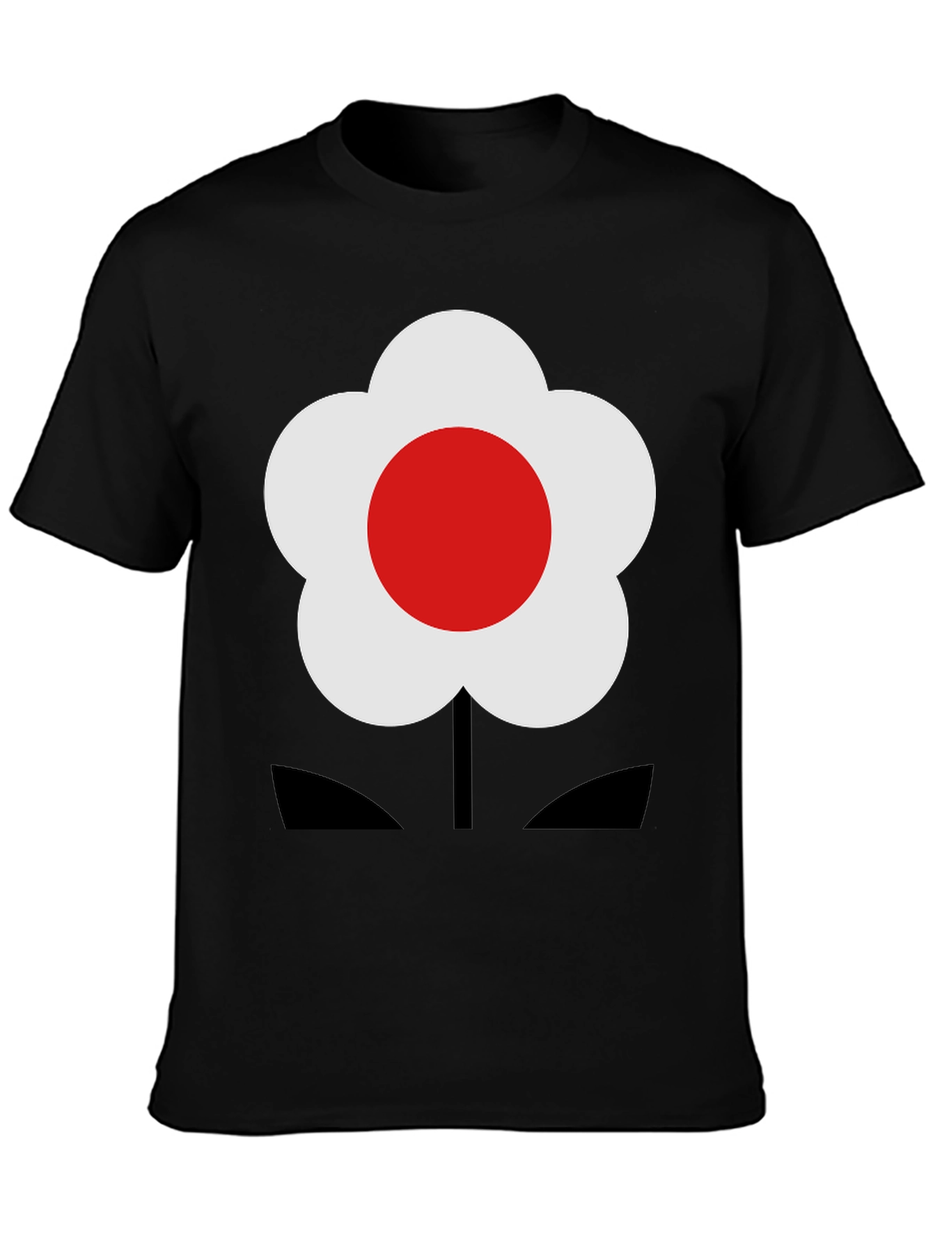 Modern Flower Graphic T-Shirt