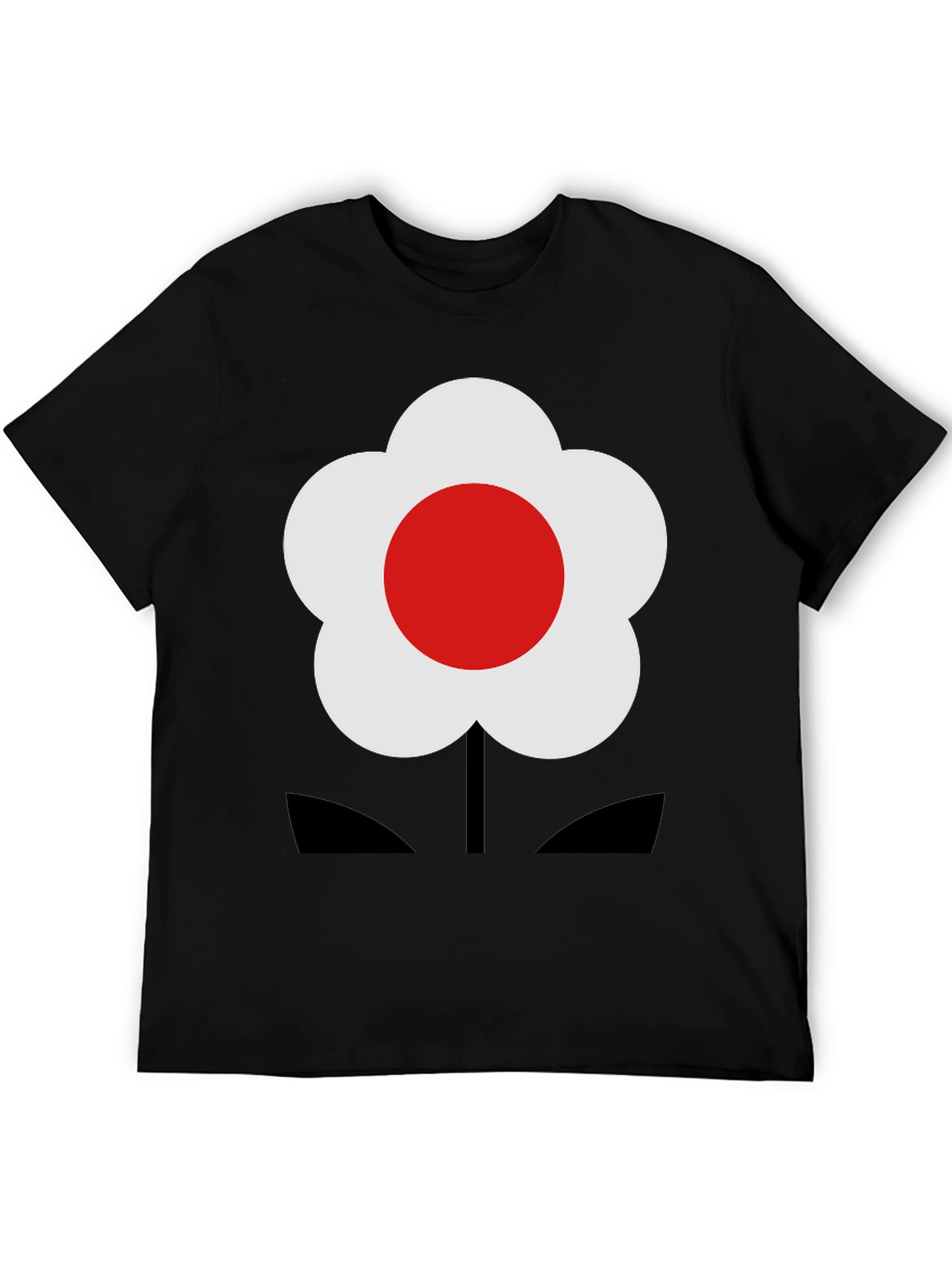 Modern Flower Graphic T-Shirt