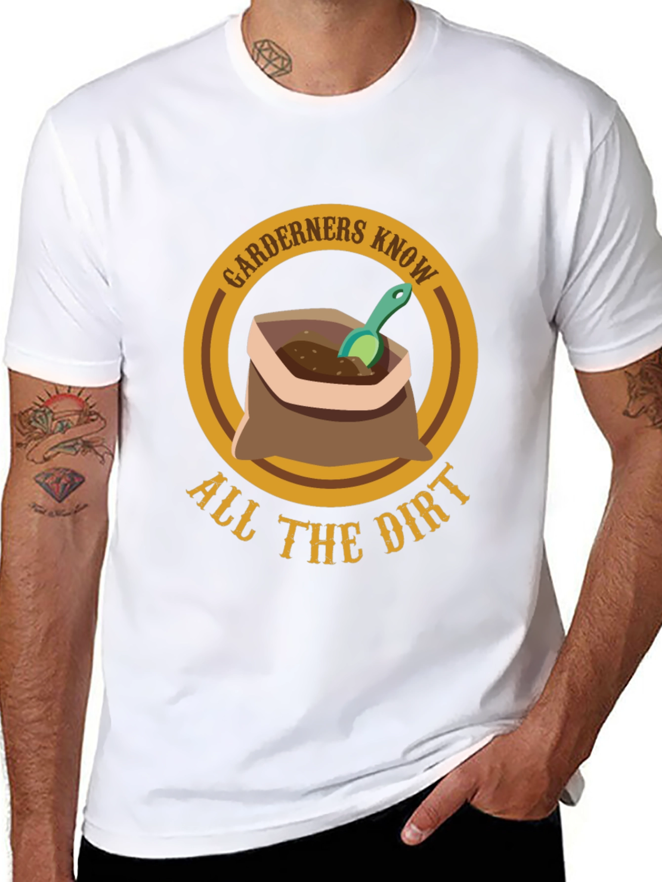 Gardeners Know All The Dirt T-Shirt - Gardening Humor Tee