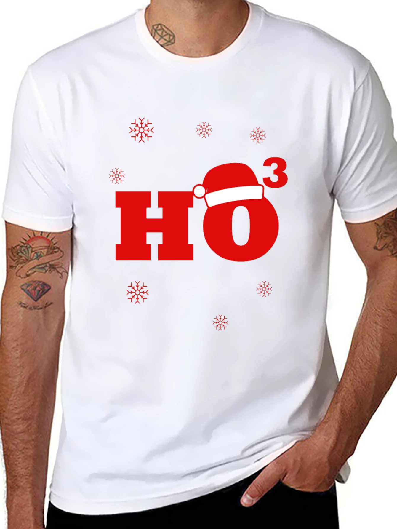 Festive Ho Ho Ho Christmas T-Shirt