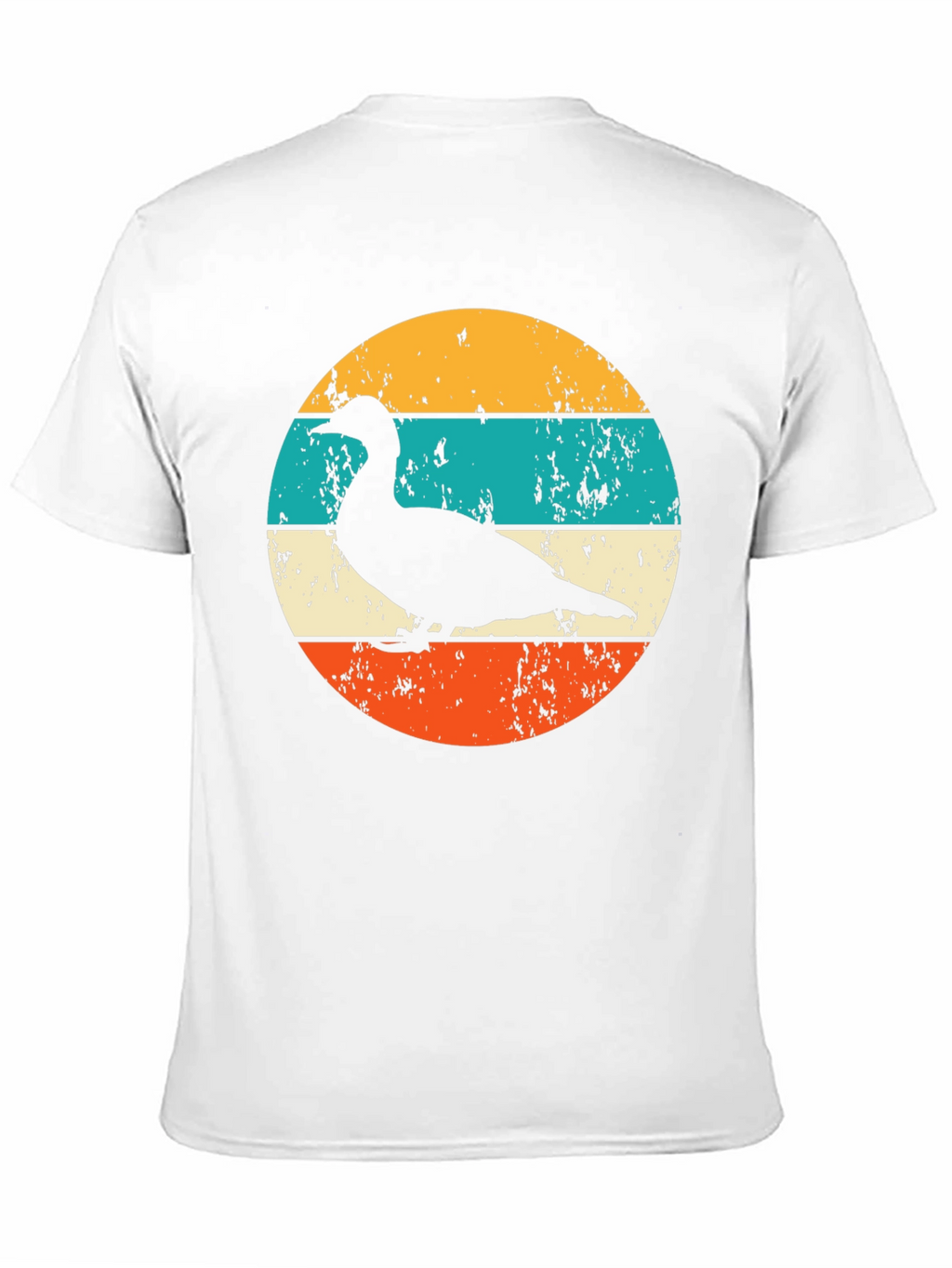 Retro Duck Silhouette Graphic T-Shirt