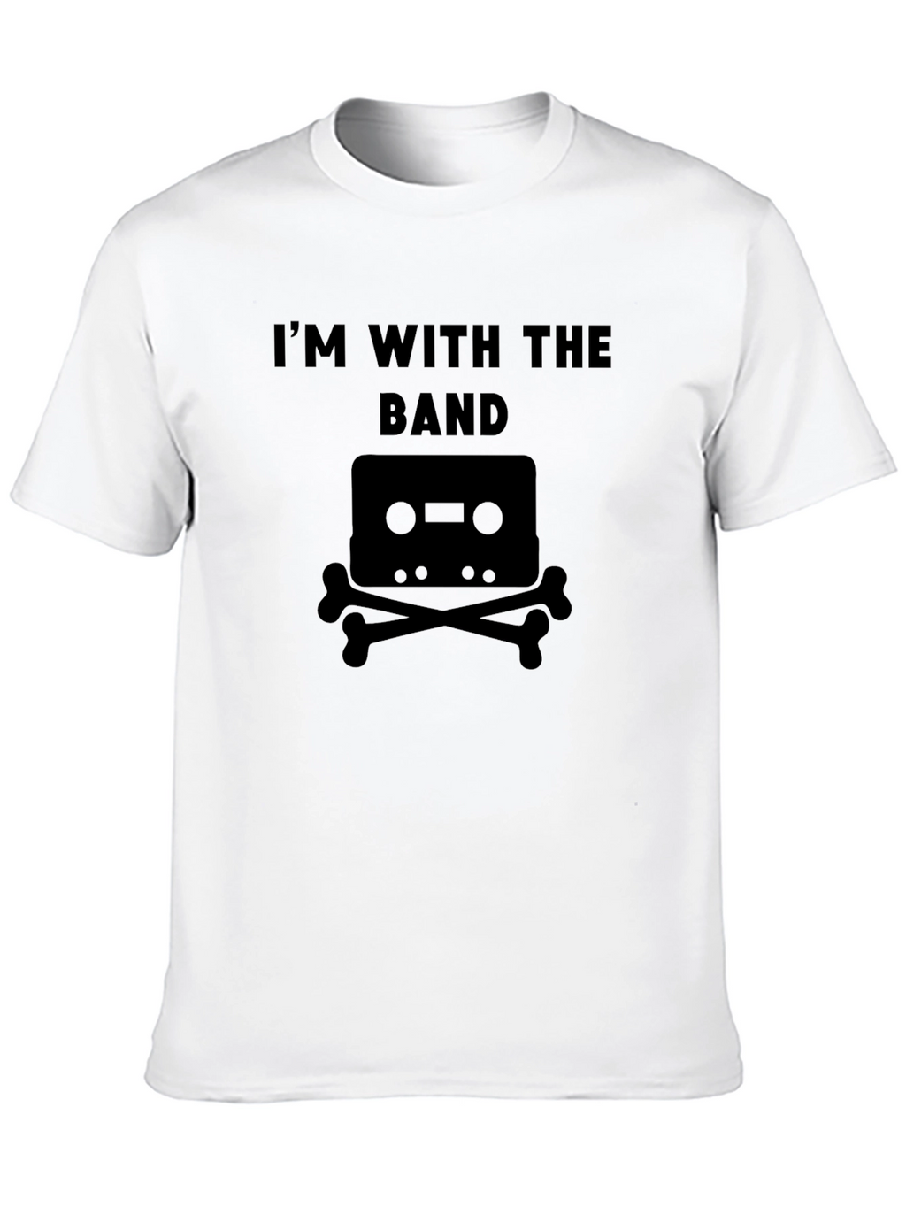 Im With the Band Cassette Bones Graphic Tee