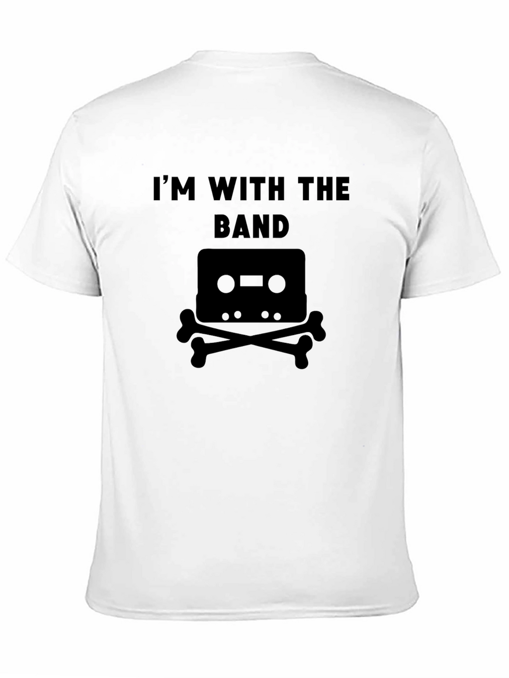 Im With the Band Cassette Bones Graphic Tee
