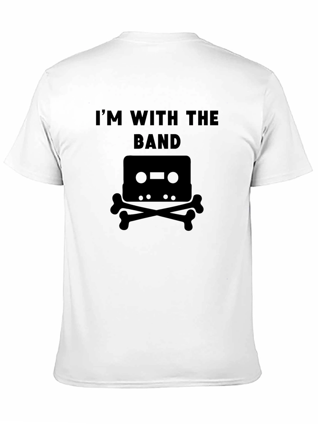 Im With the Band Cassette Bones Graphic Tee
