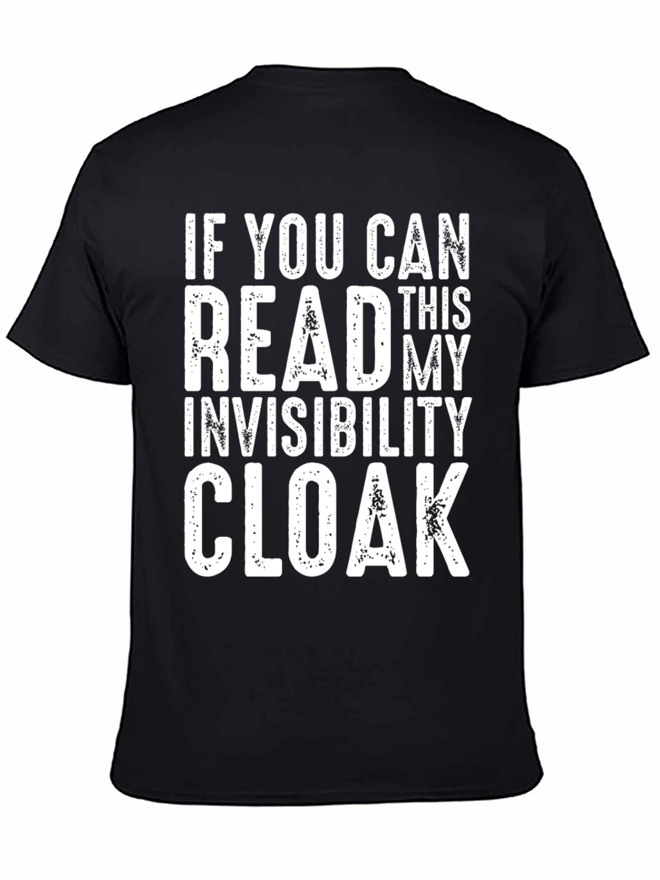Invisibility Cloak Funny Graphic Tee