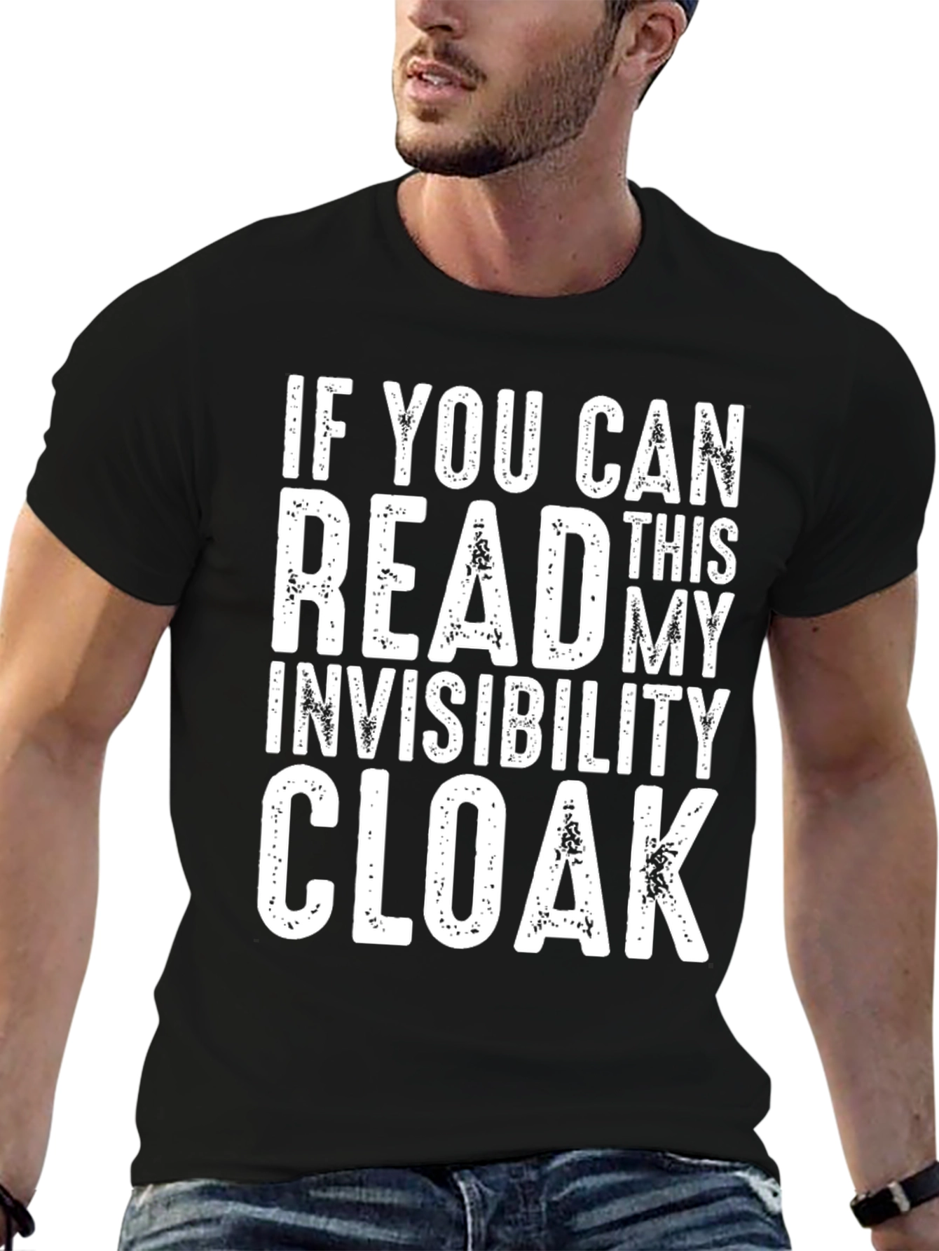 Invisibility Cloak Funny Graphic Tee