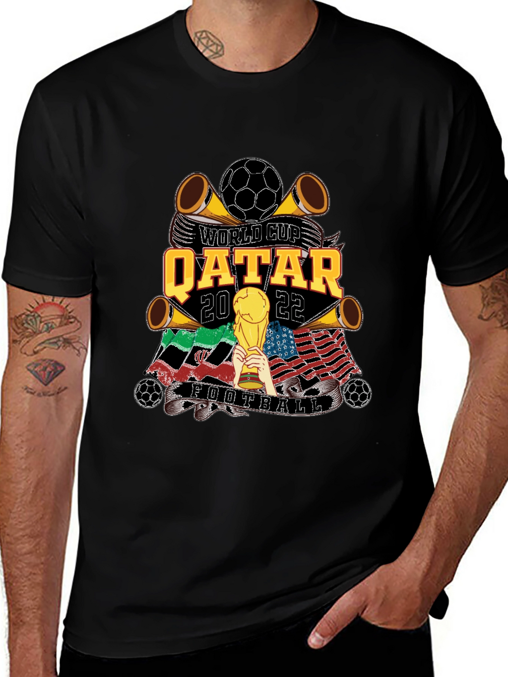 Qatar 2022 World Cup Football T-Shirt