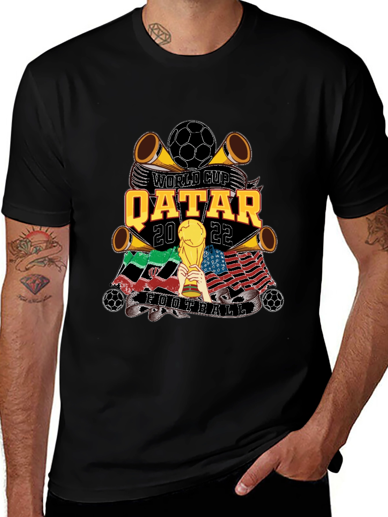 Qatar 2022 World Cup Football T-Shirt