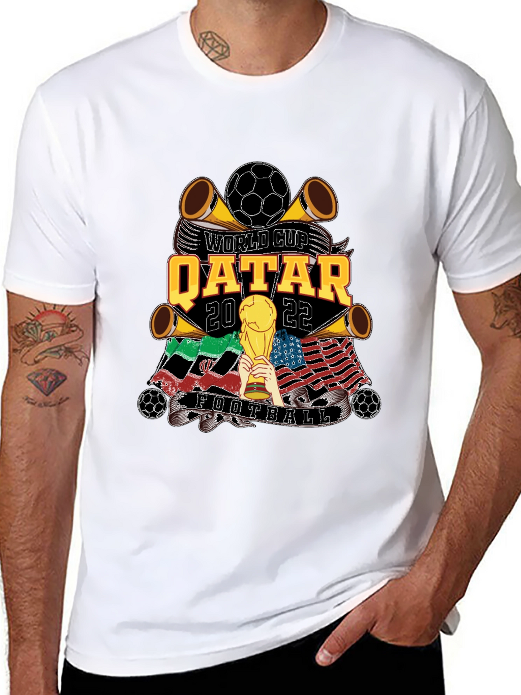 Qatar 2022 World Cup Football T-Shirt