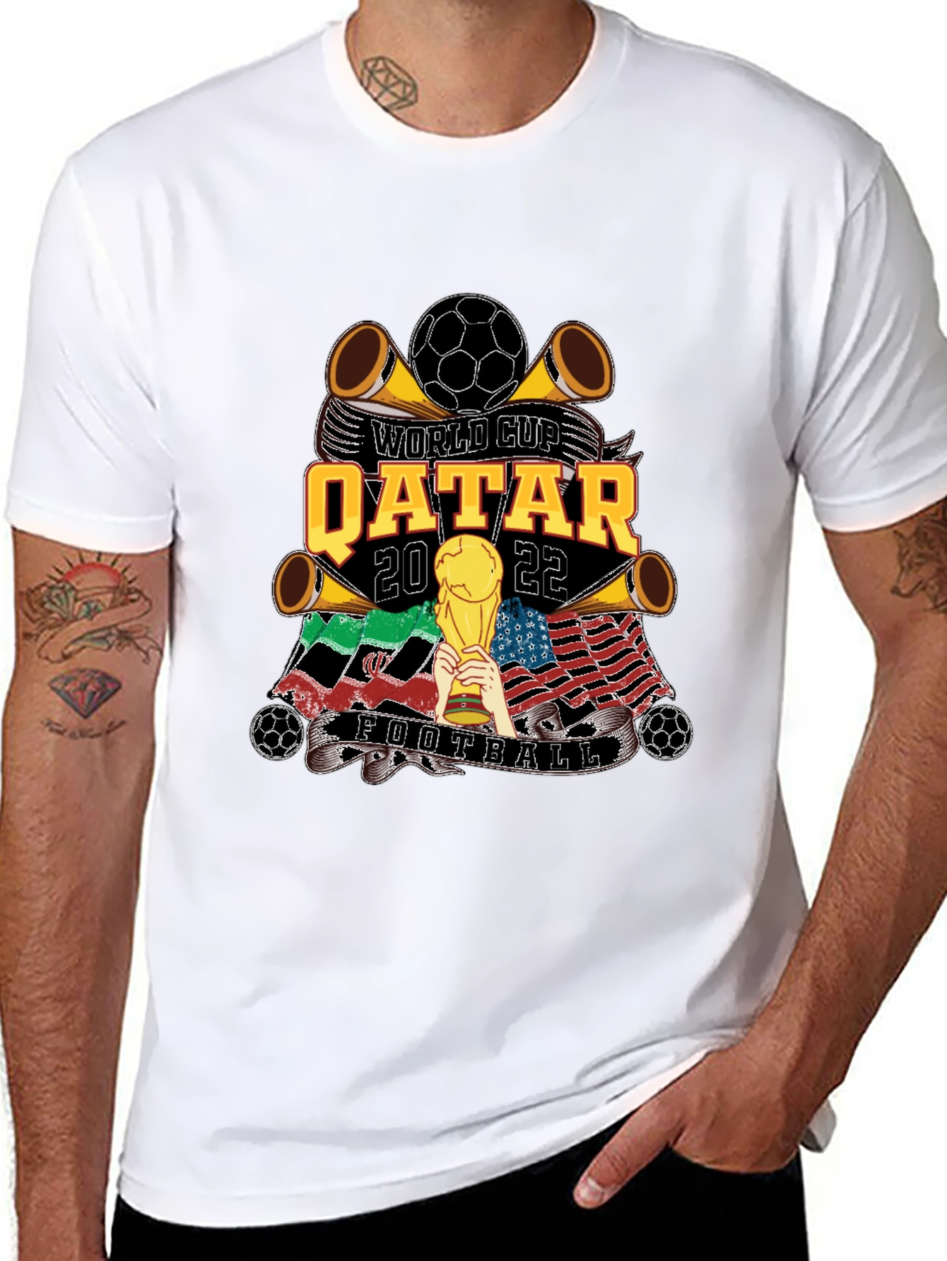 Qatar 2022 World Cup Football T-Shirt