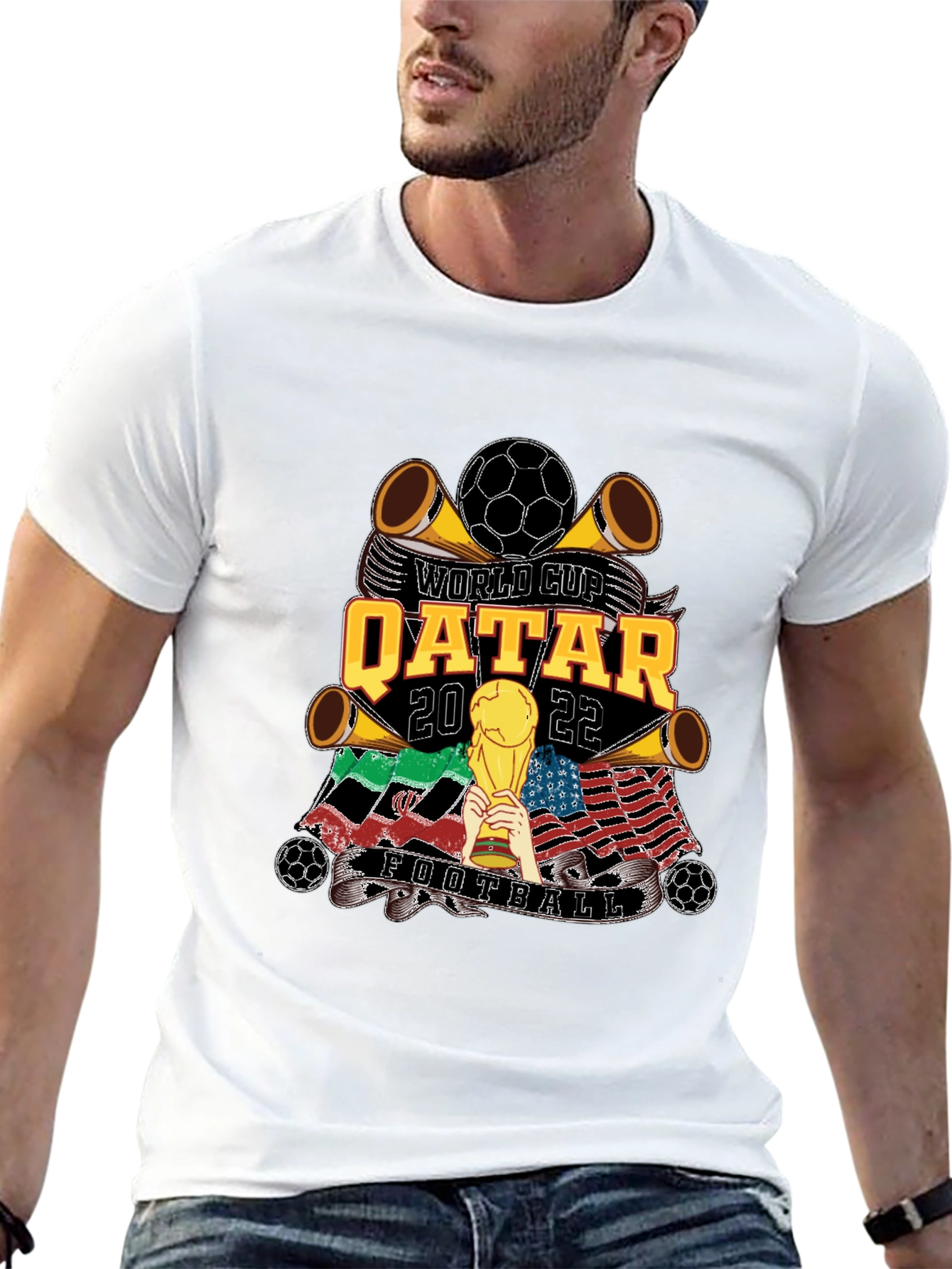 Qatar 2022 World Cup Football T-Shirt