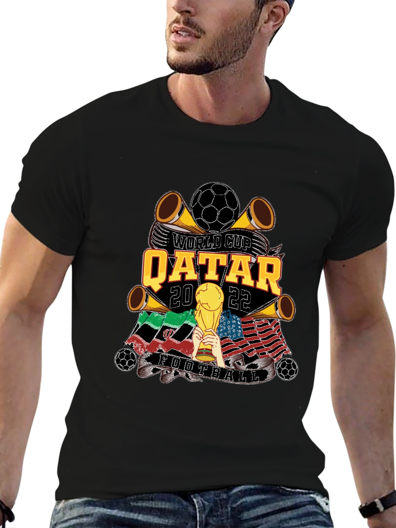 Qatar 2022 World Cup Football T-Shirt