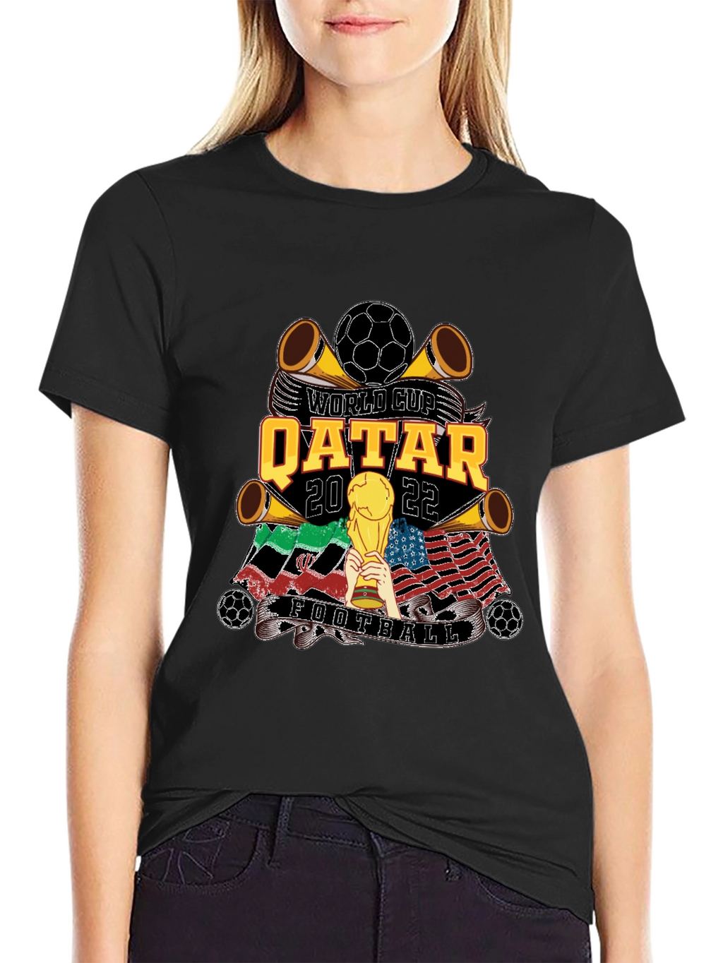 Qatar 2022 World Cup Football T-Shirt
