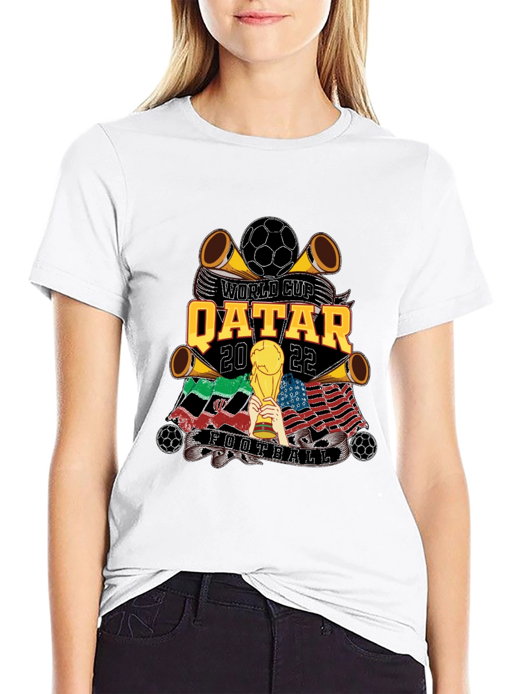 Qatar 2022 World Cup Football T-Shirt