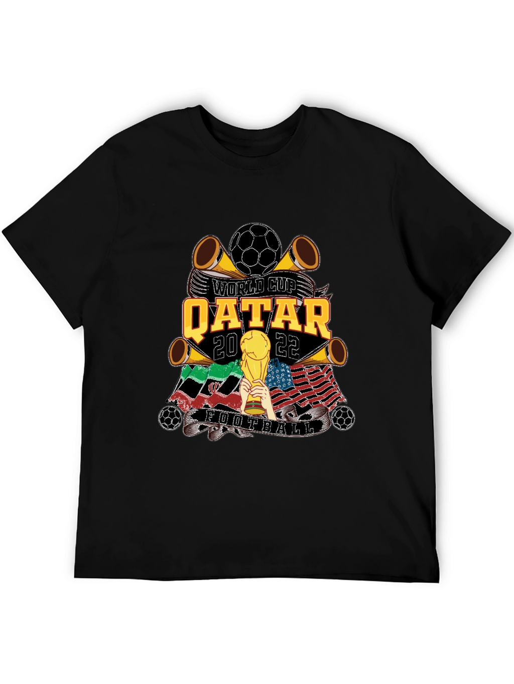Qatar 2022 World Cup Football T-Shirt