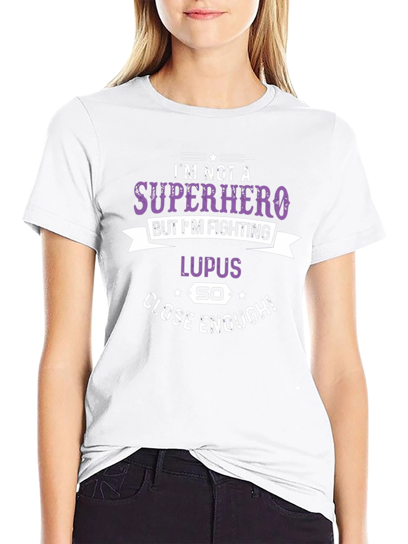 Lupus Fighter T-Shirt: Superhero Close Enough!