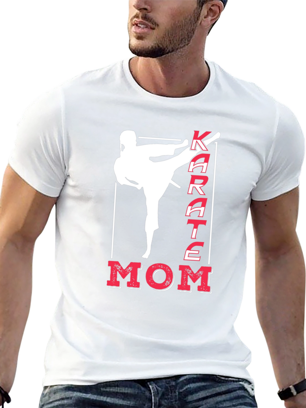Karate Mom T-Shirt Martial Arts Tee