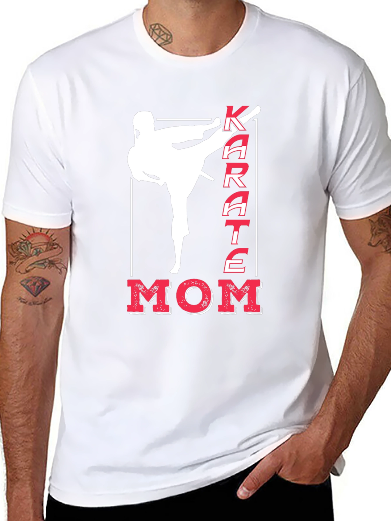 Karate Mom T-Shirt Martial Arts Tee