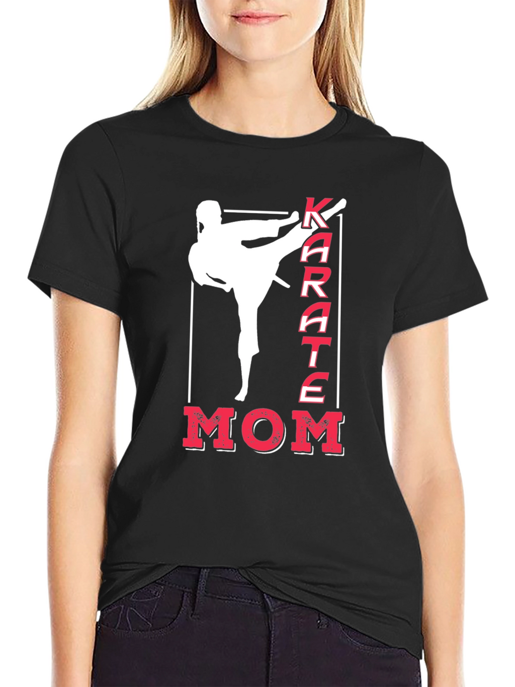 Karate Mom T-Shirt Martial Arts Tee