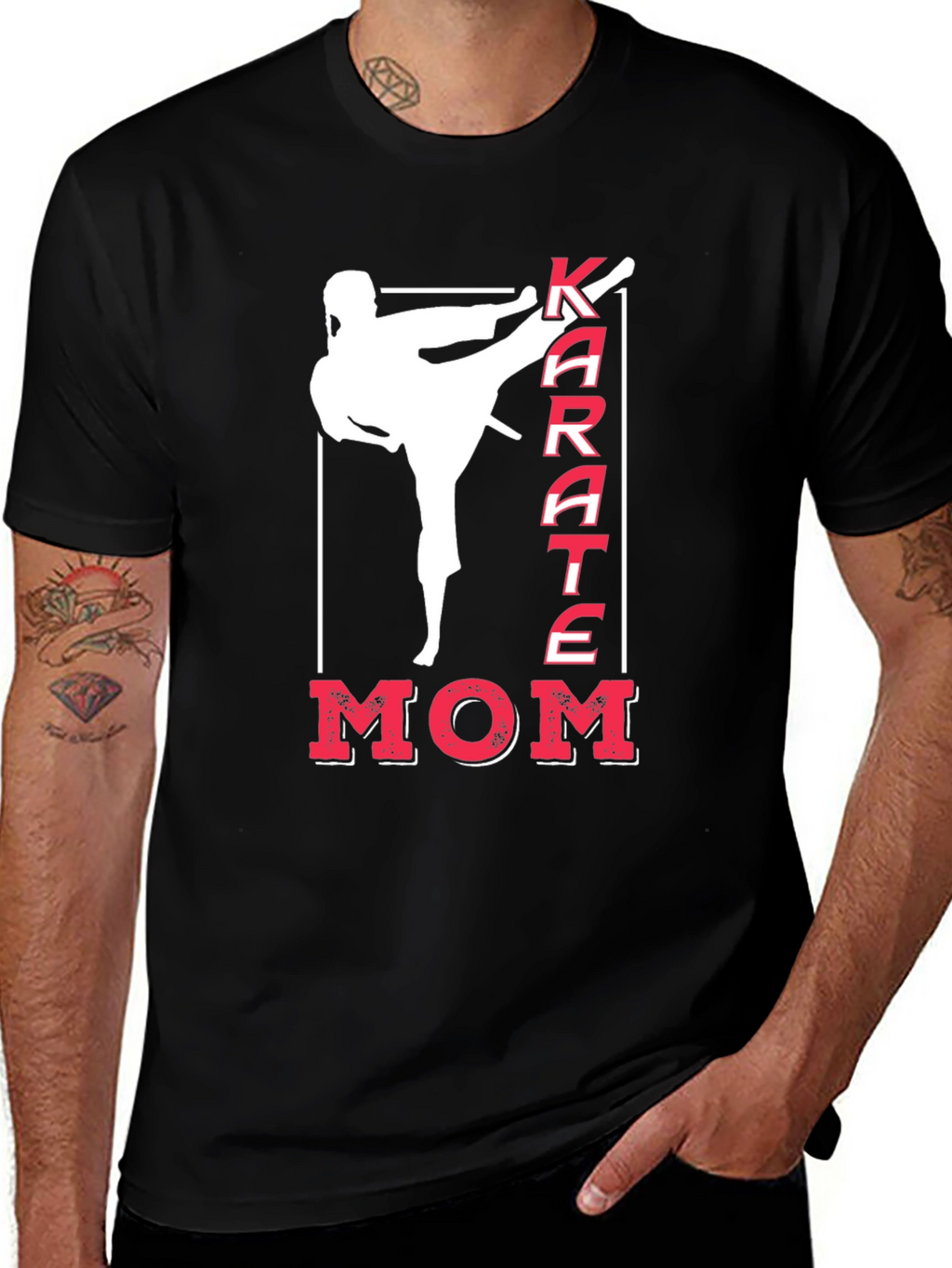 Karate Mom T-Shirt Martial Arts Tee