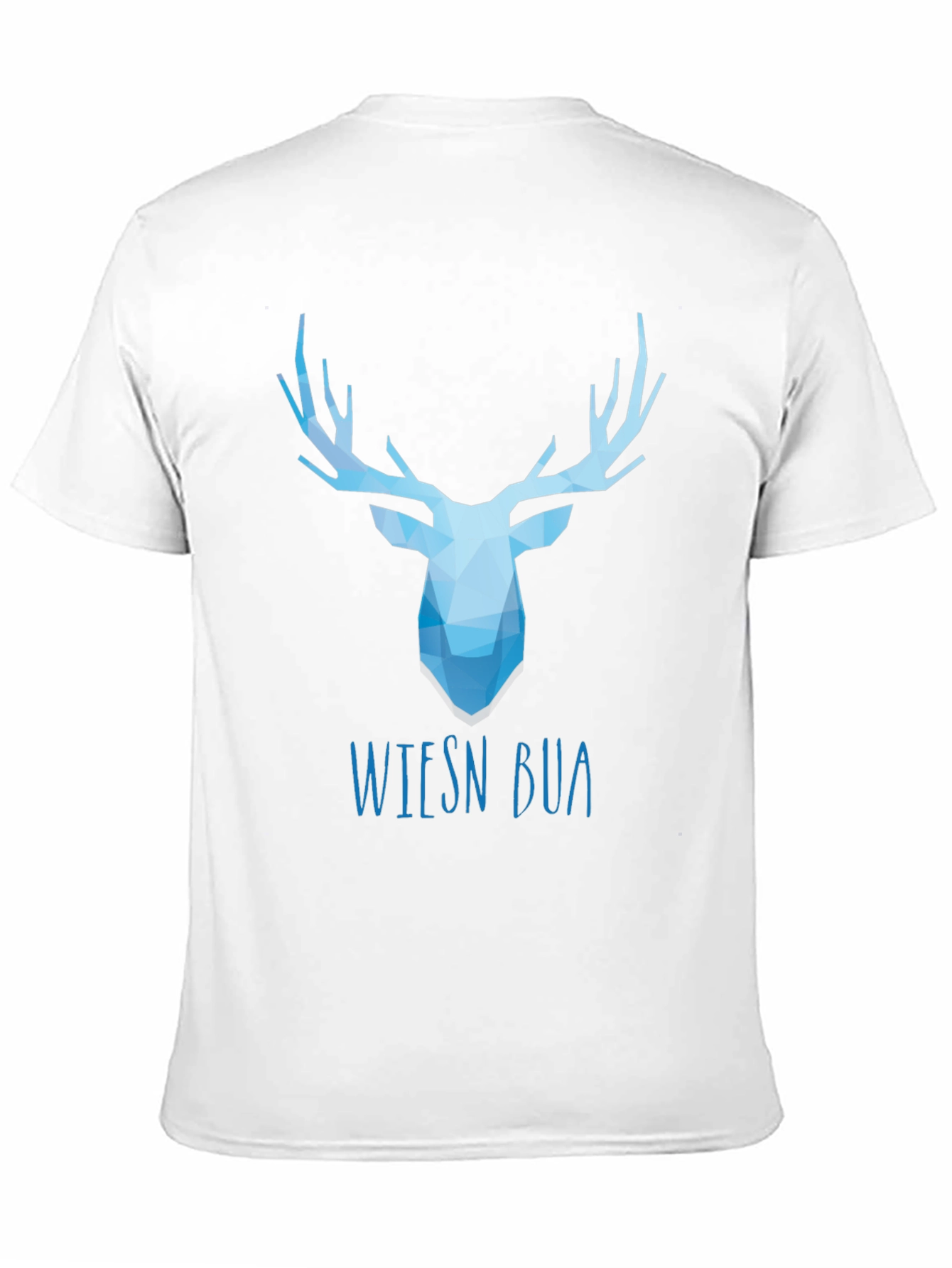 Geometric Stag Tee - Wiesn Bua Black T-Shirt