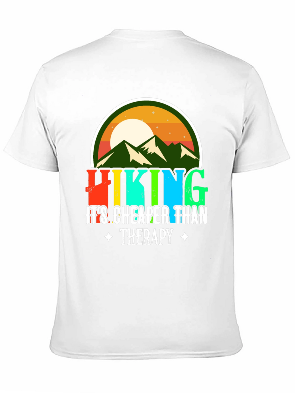 Hiking Cheaper Than Therapy Graphic Tee