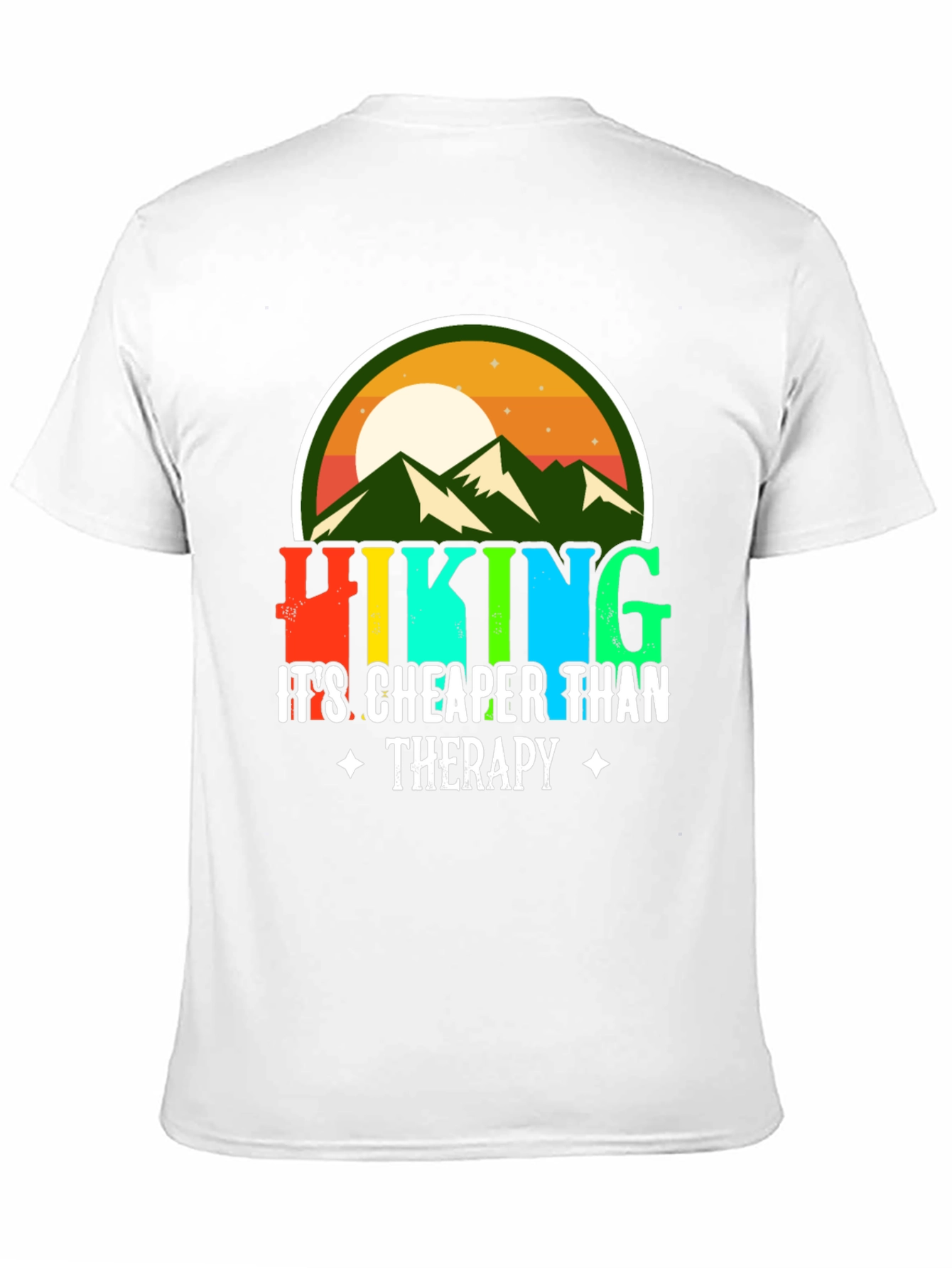 Hiking Cheaper Than Therapy Graphic Tee