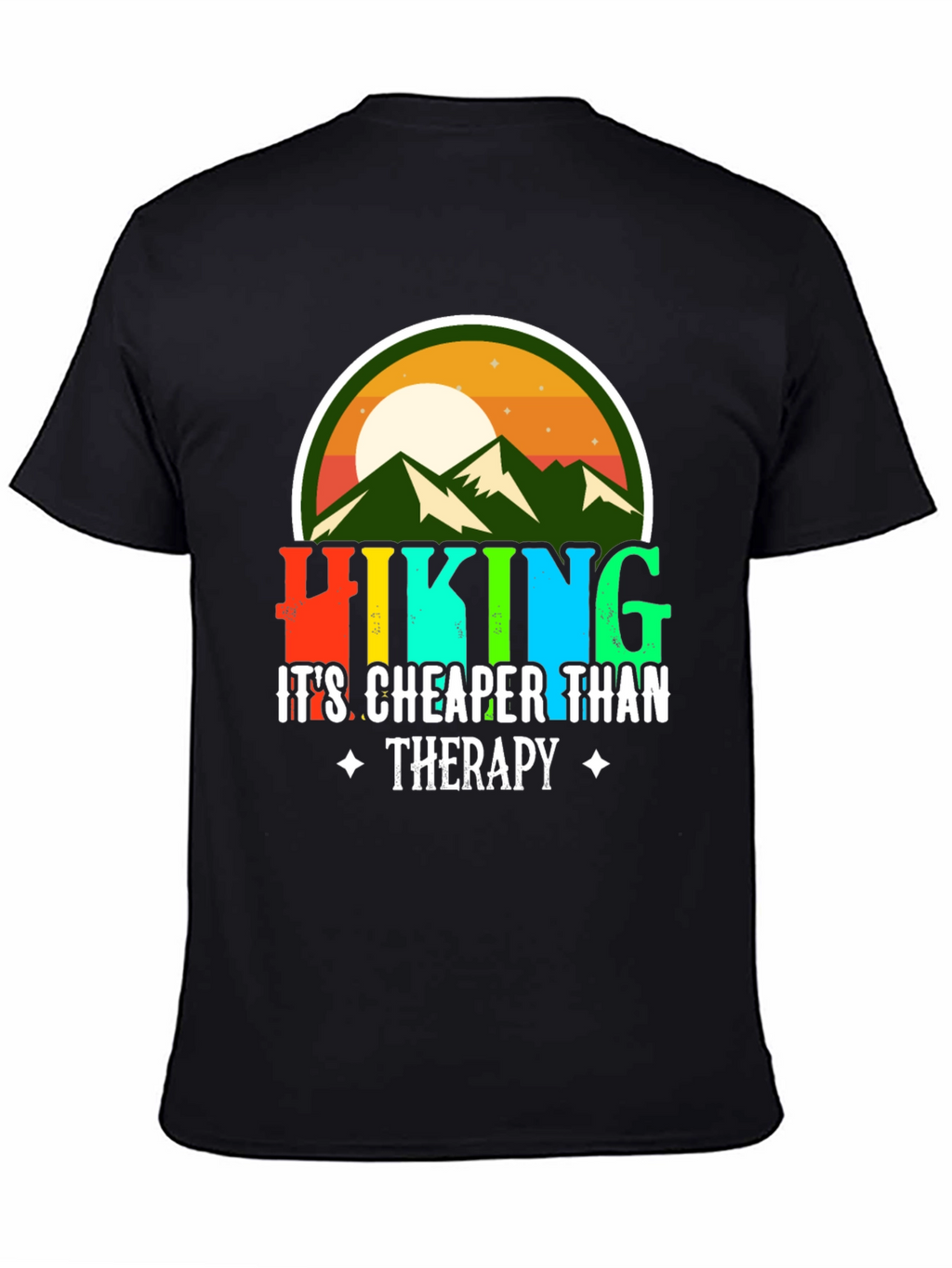 Hiking Cheaper Than Therapy Graphic Tee