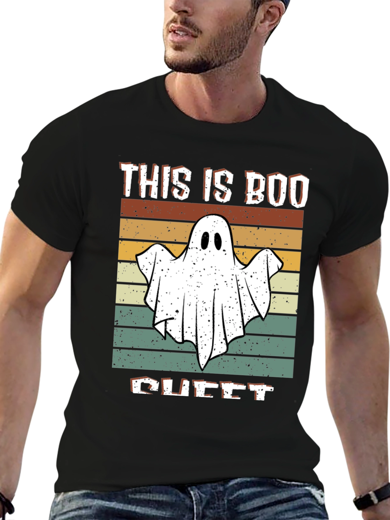 This is Boo Sheet T-Shirt Funny Halloween Ghost Tee