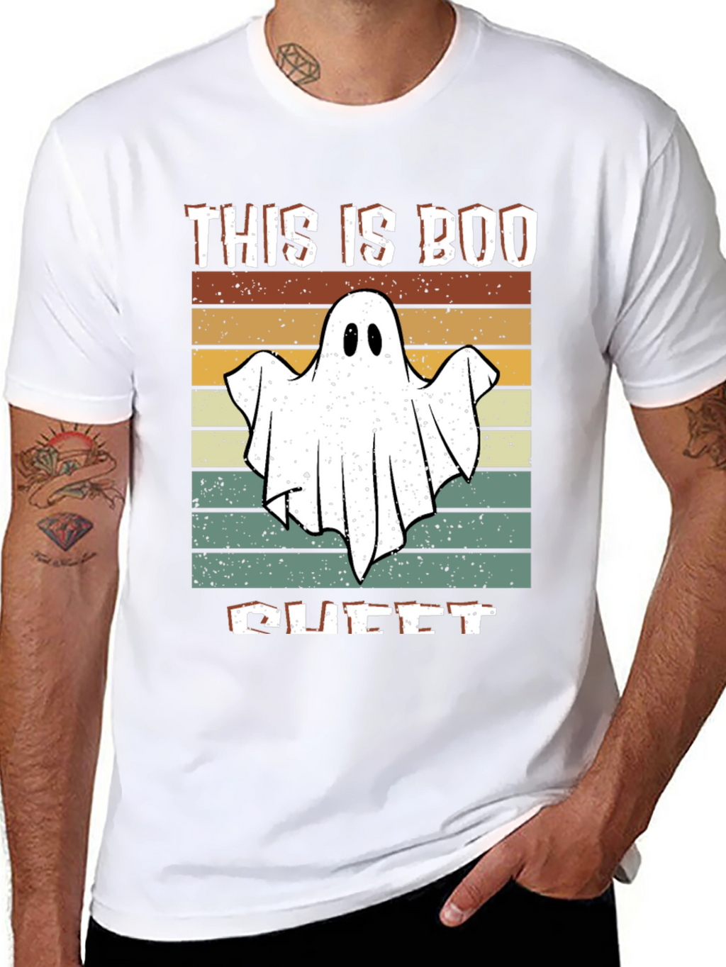 This is Boo Sheet T-Shirt Funny Halloween Ghost Tee