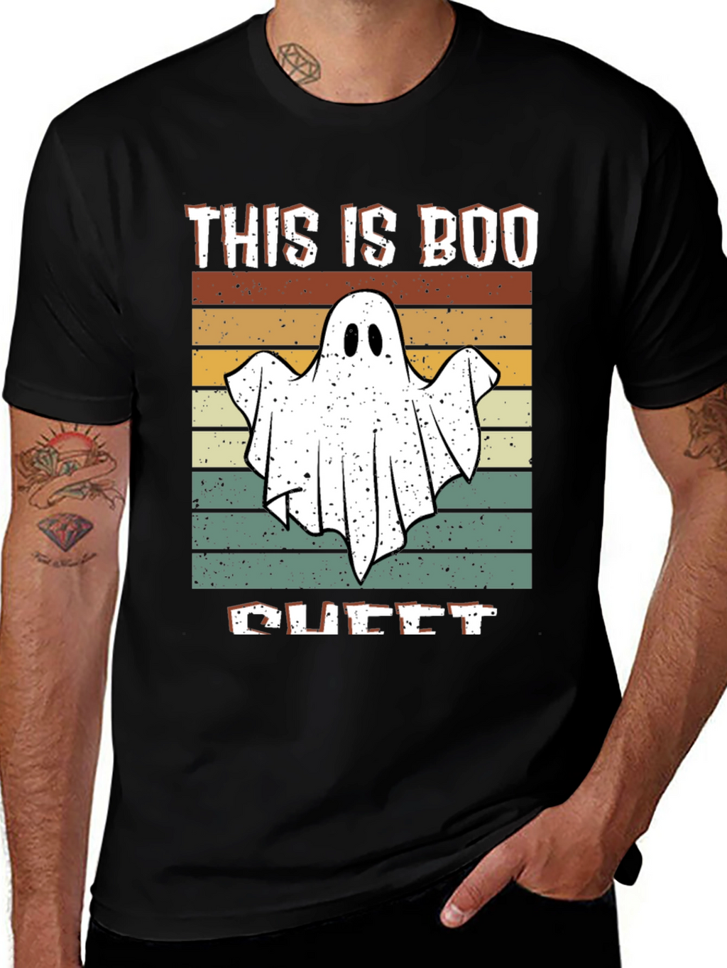 This is Boo Sheet T-Shirt Funny Halloween Ghost Tee