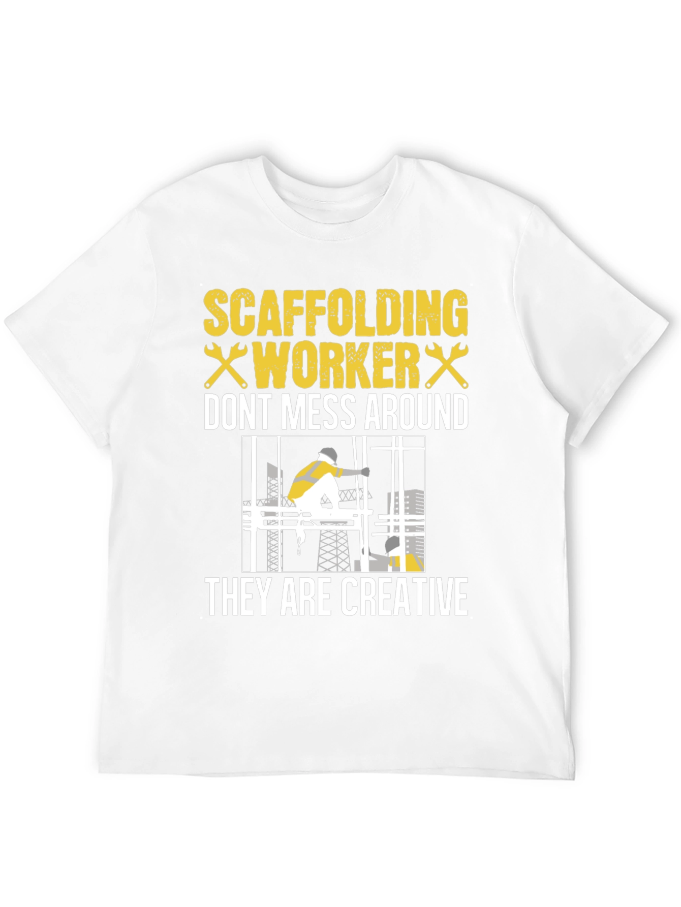 Scaffolding Worker Graphic Tee
