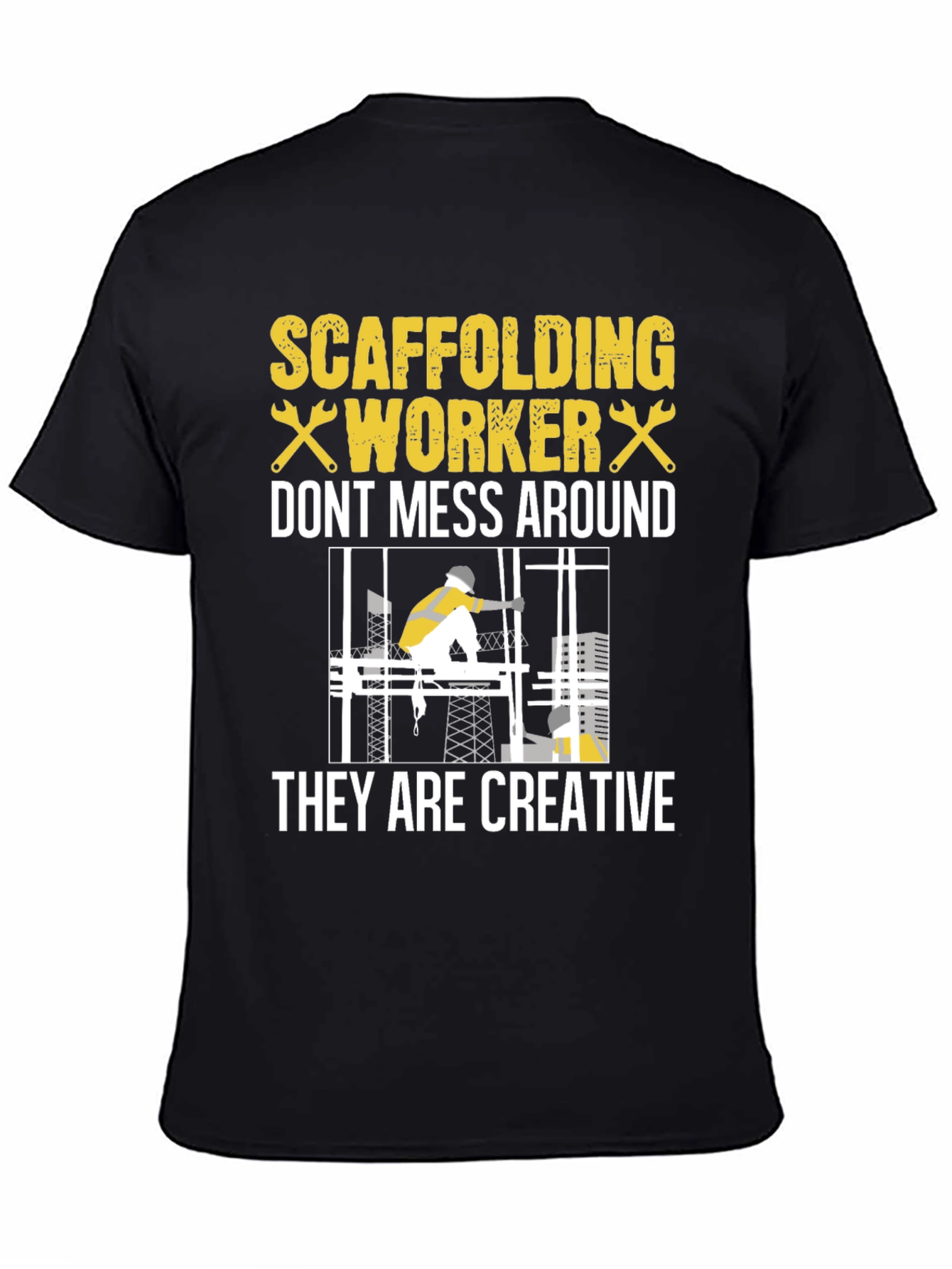 Scaffolding Worker Graphic Tee