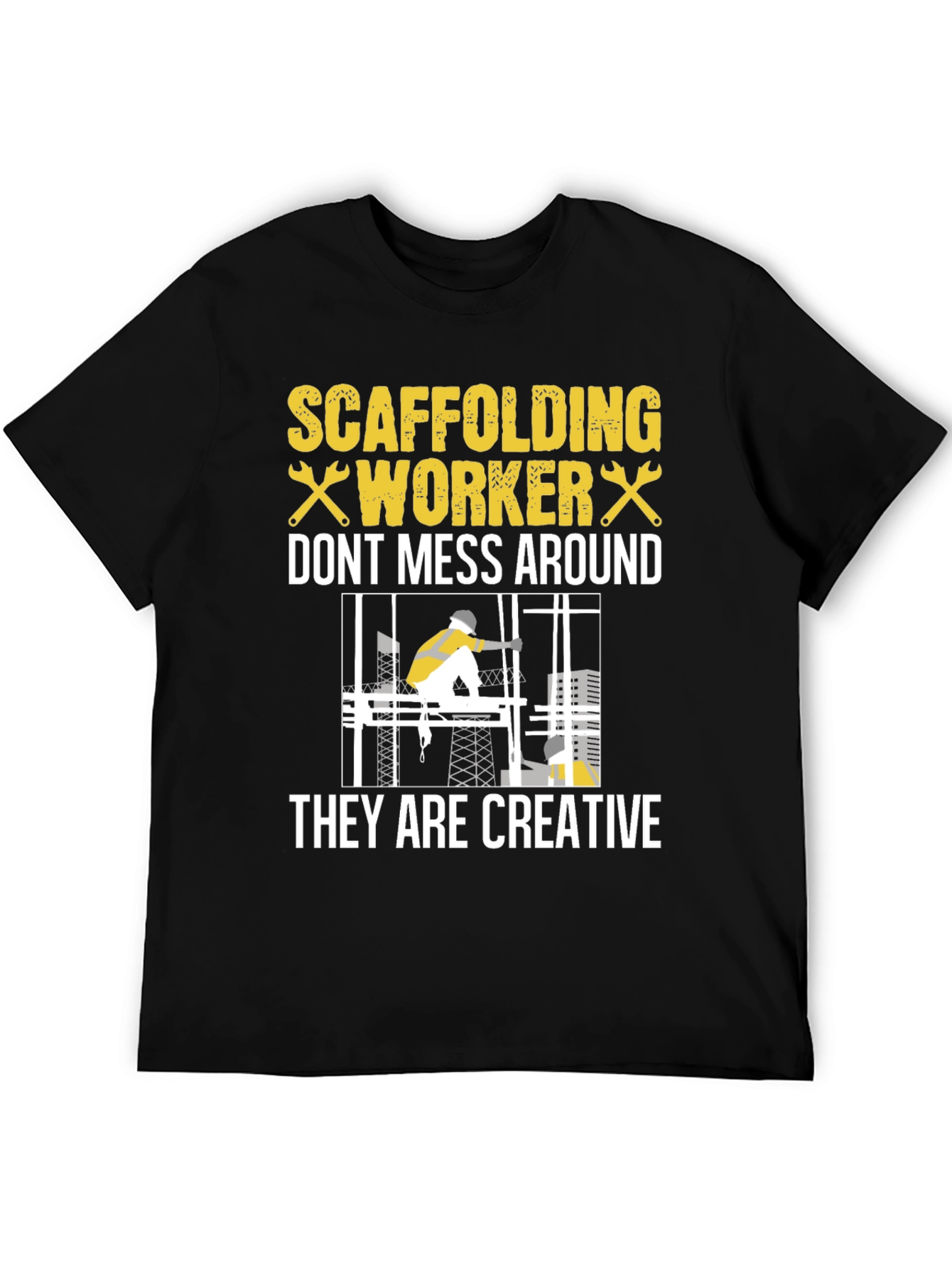 Scaffolding Worker Graphic Tee