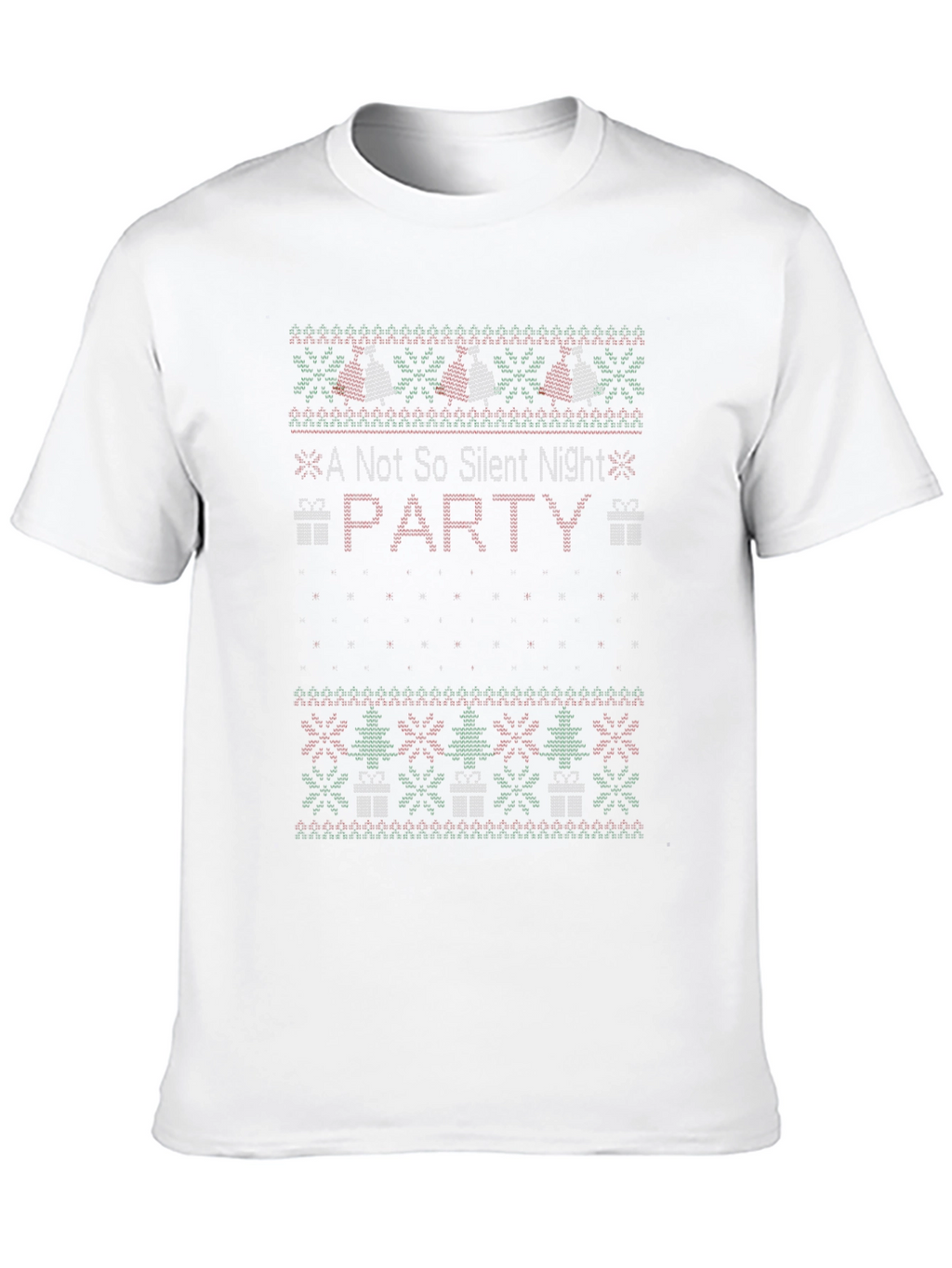 A Not So Silent Night Party Ugly Christmas T-Shirt