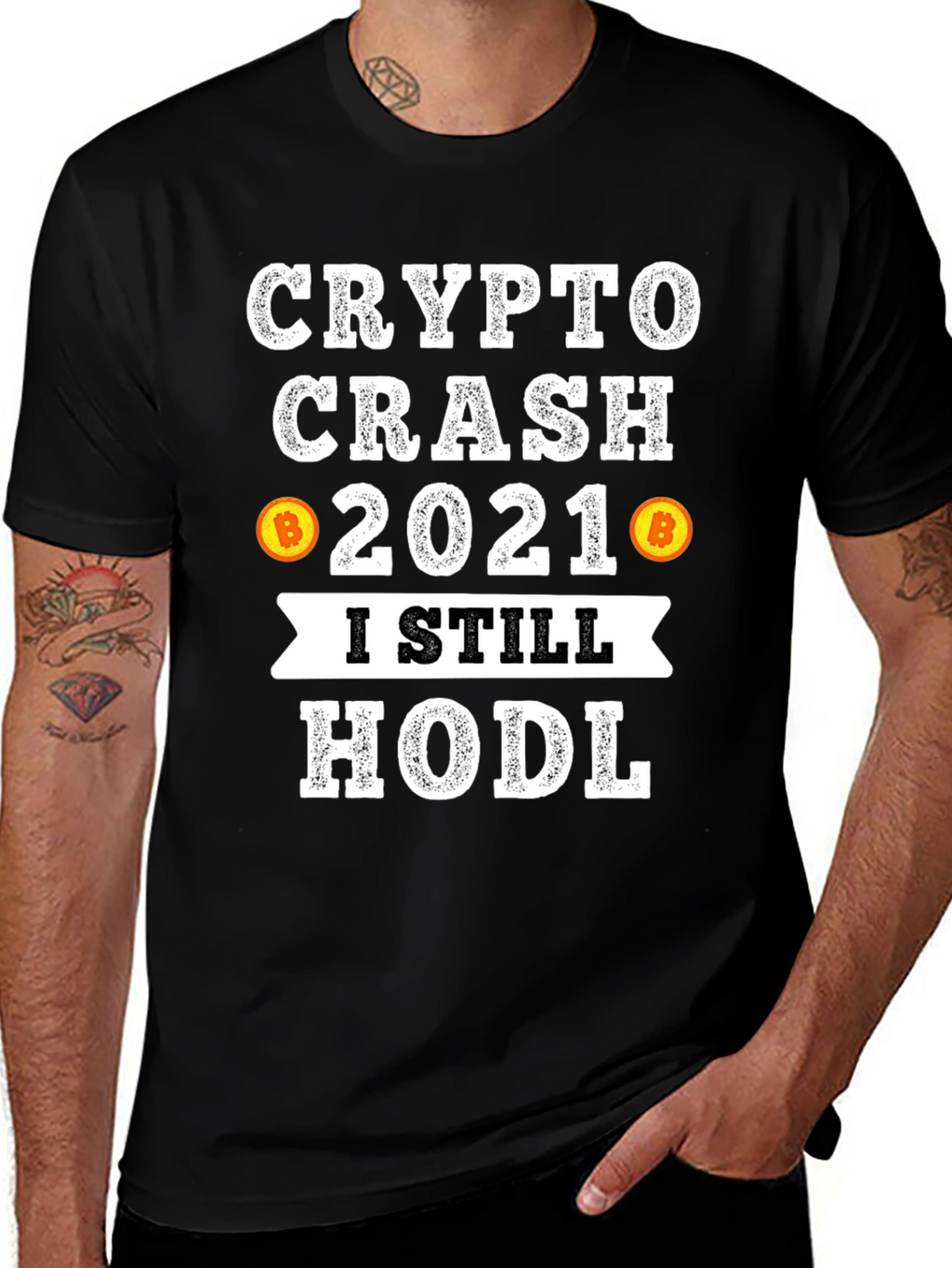 Crypto Crash 2021 HODL T-Shirt