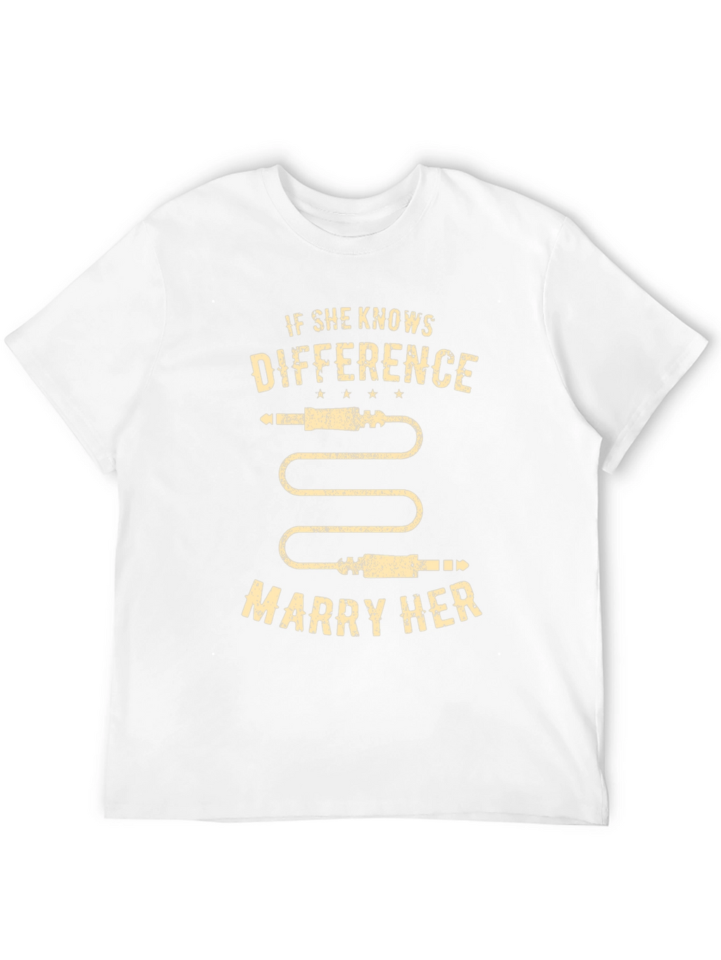 If She Knows The Difference Marry Her Black T-Shirt